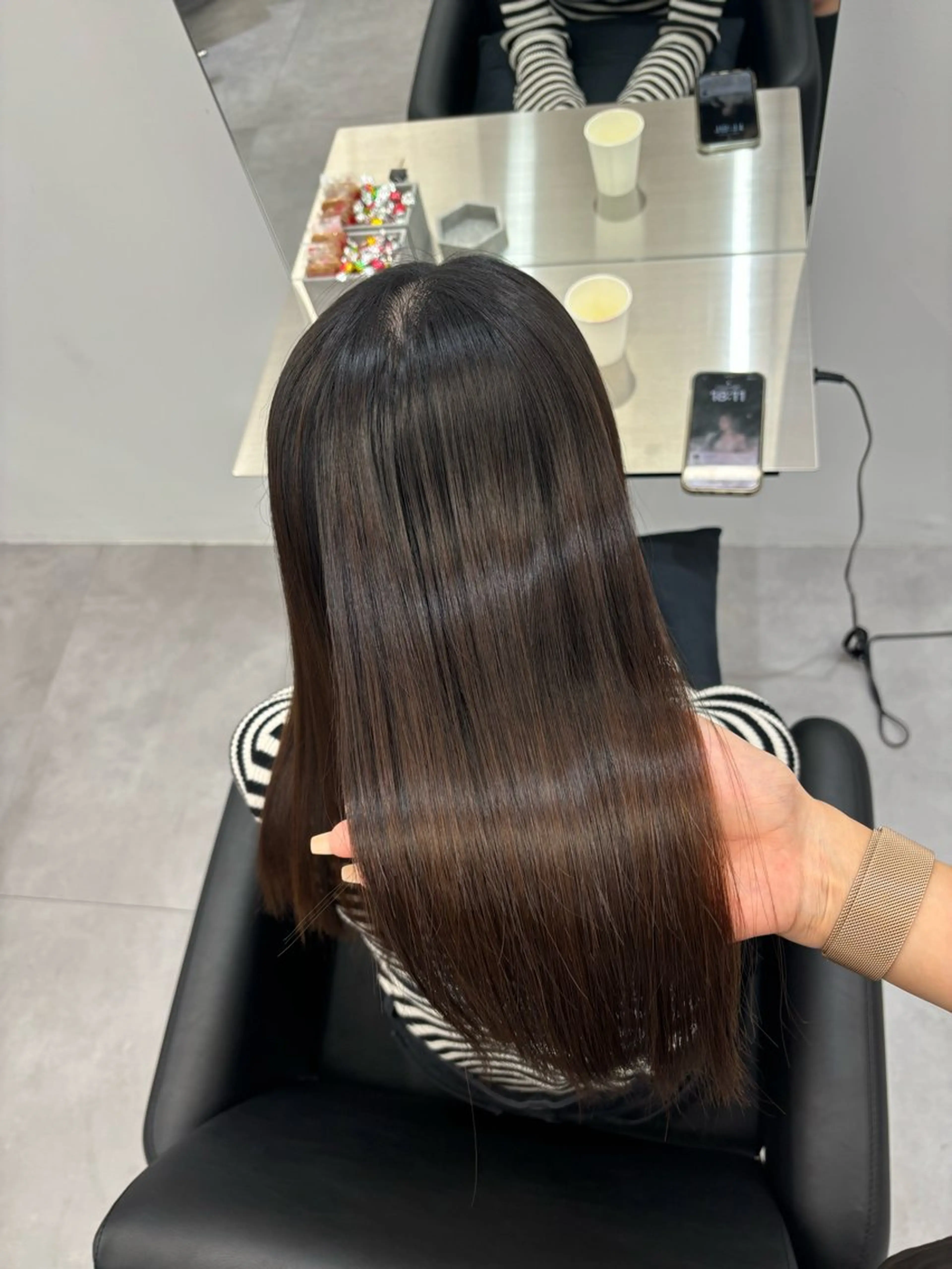 ロング カラー 巻ける縮毛矯正 Sachi🐰のヘアスタイル