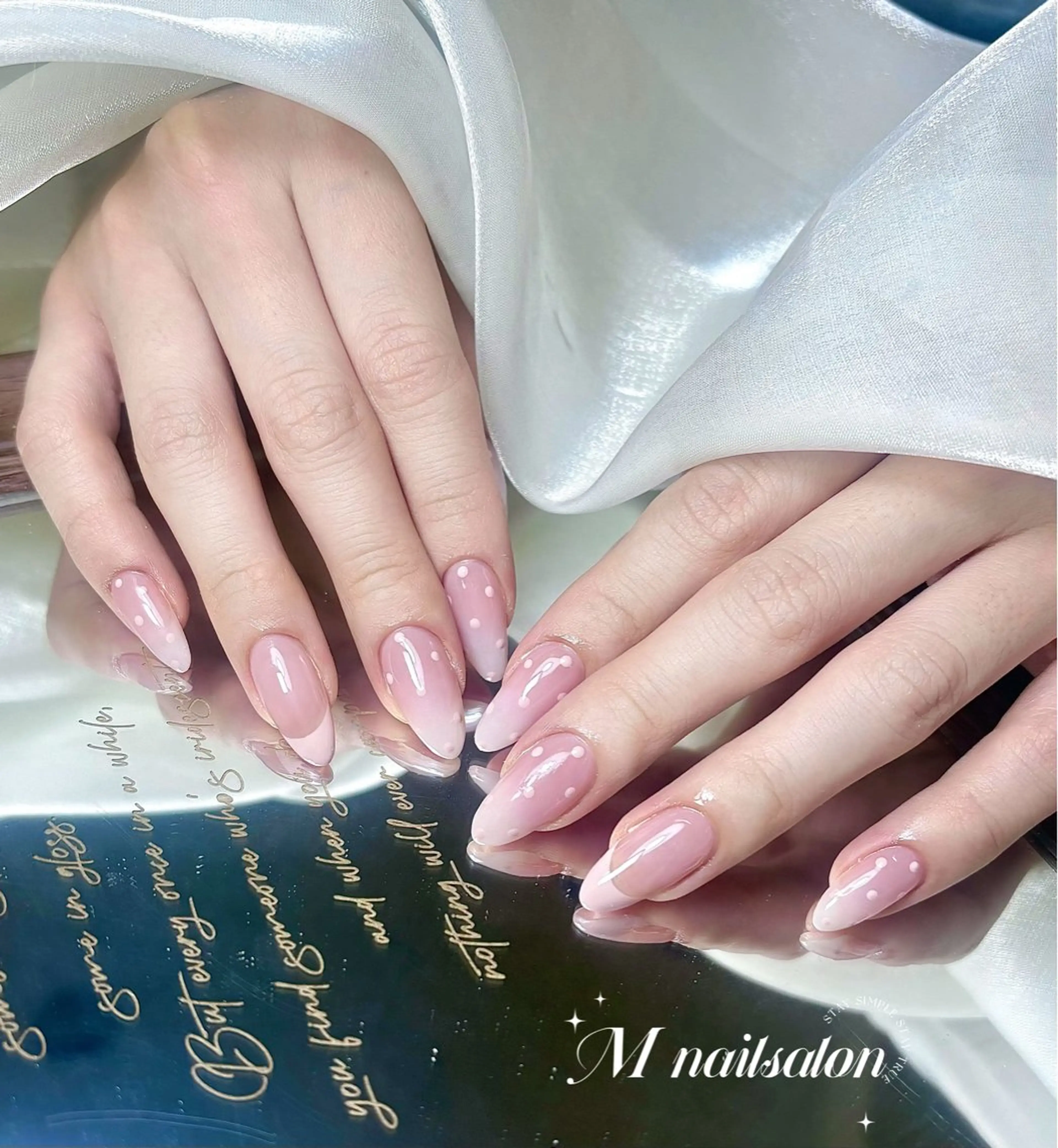 ネイル ハンドネイル M🌷nail 長さだし専門店のネイルデザイン