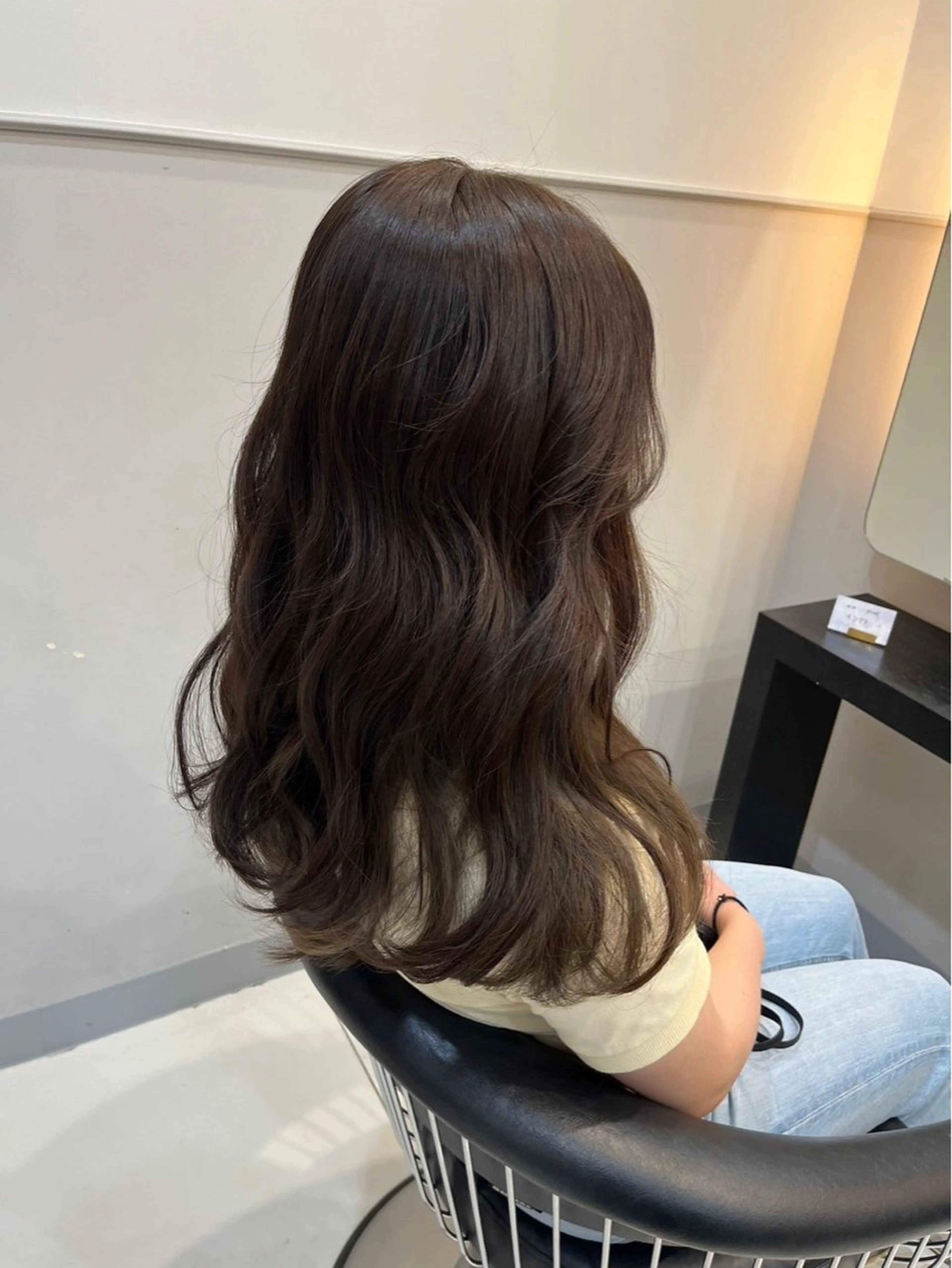 ロング カラー ベージュカラー 透明感カラー ヘアカラー 檀ノ原 結希のヘアスタイル