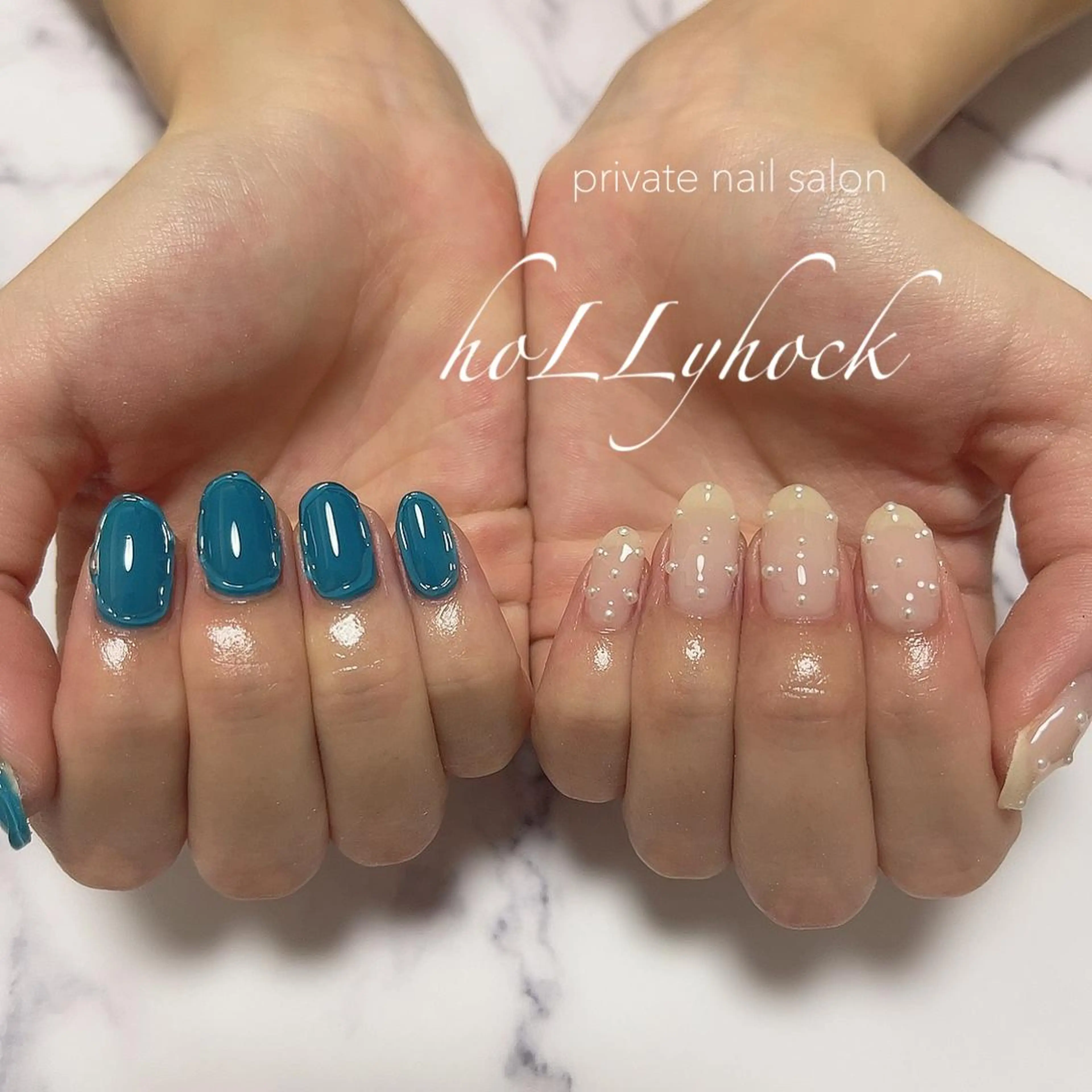 ネイル nail salon hoLLyhockのネイルデザイン