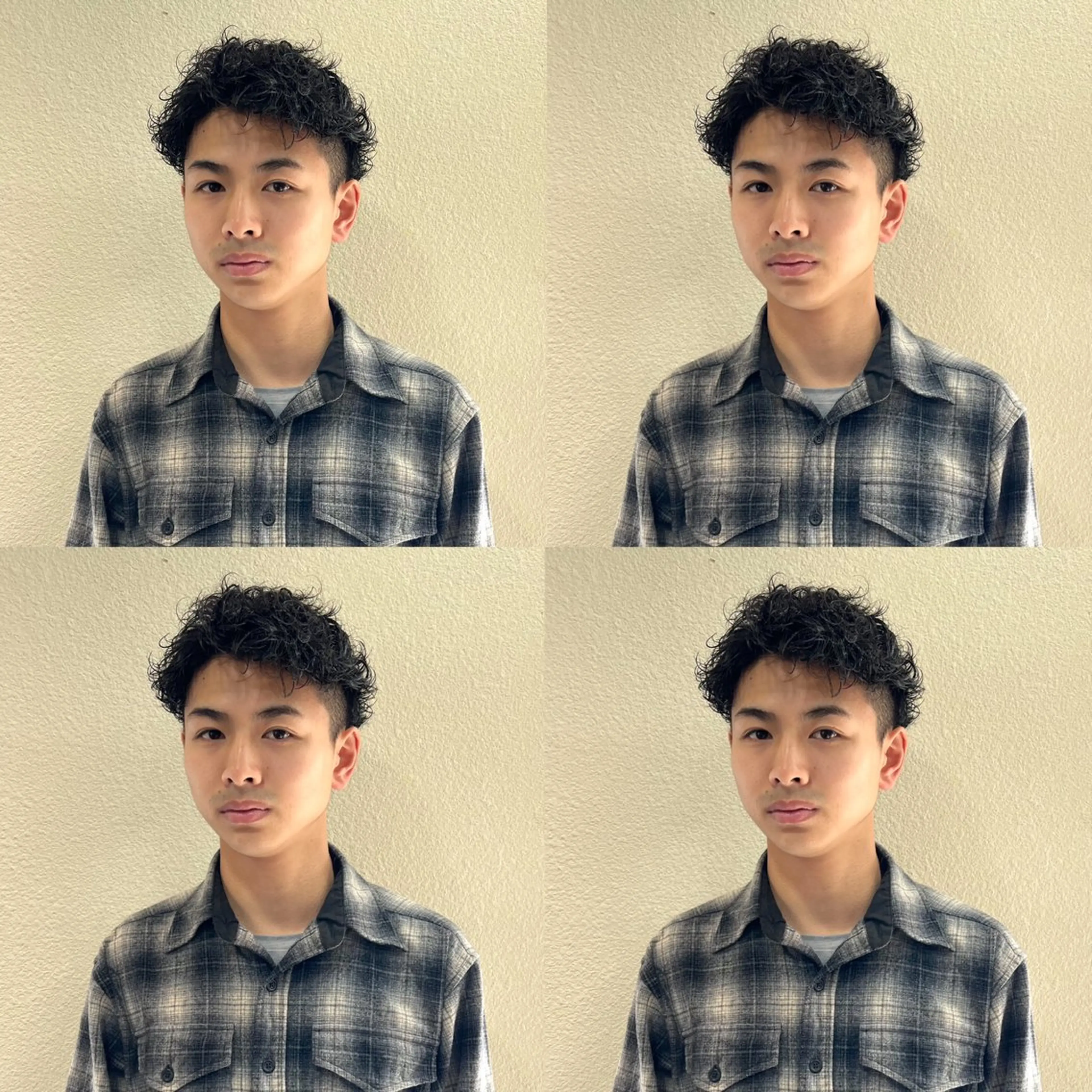 ショート パーマ メンズ メンズパーマ 波巻きパーマ スパイラルパーマ 茅ヶ崎パーマ特化/ スパイラル/ハルキのヘアスタイル