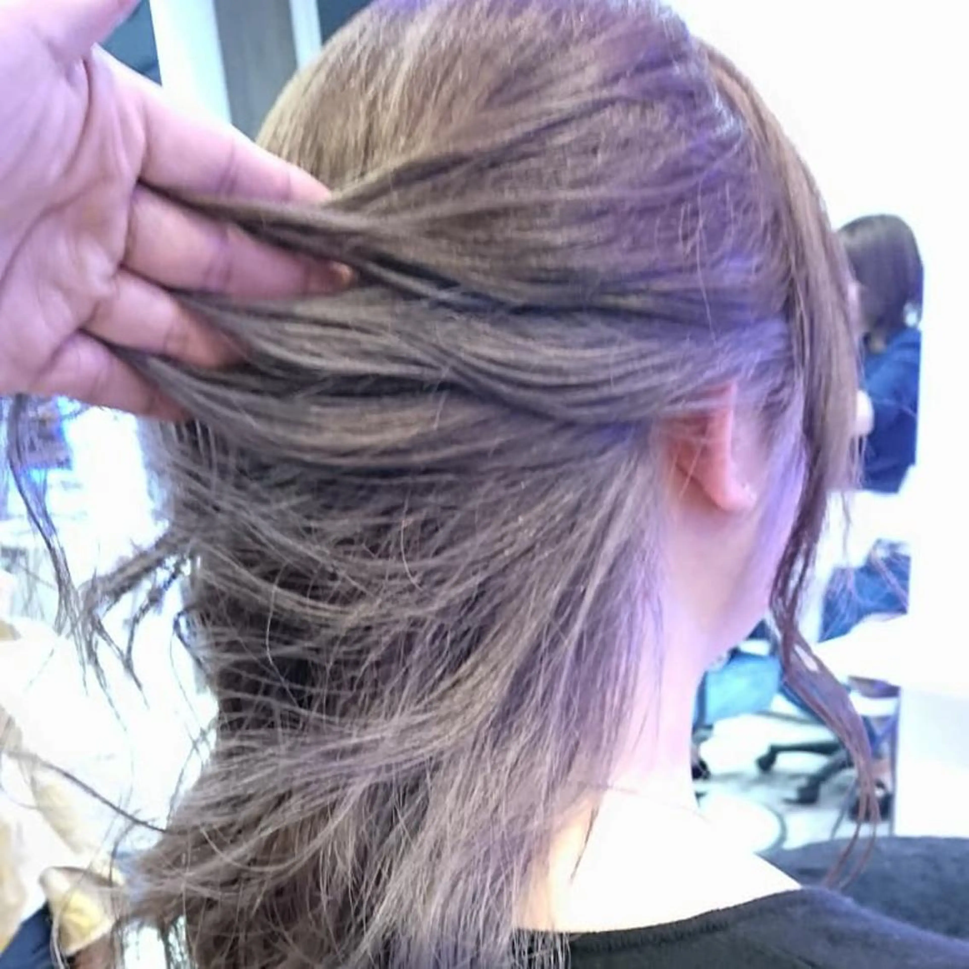 セミロング カラー ヘアアレンジ 小林 伸行のヘアスタイル