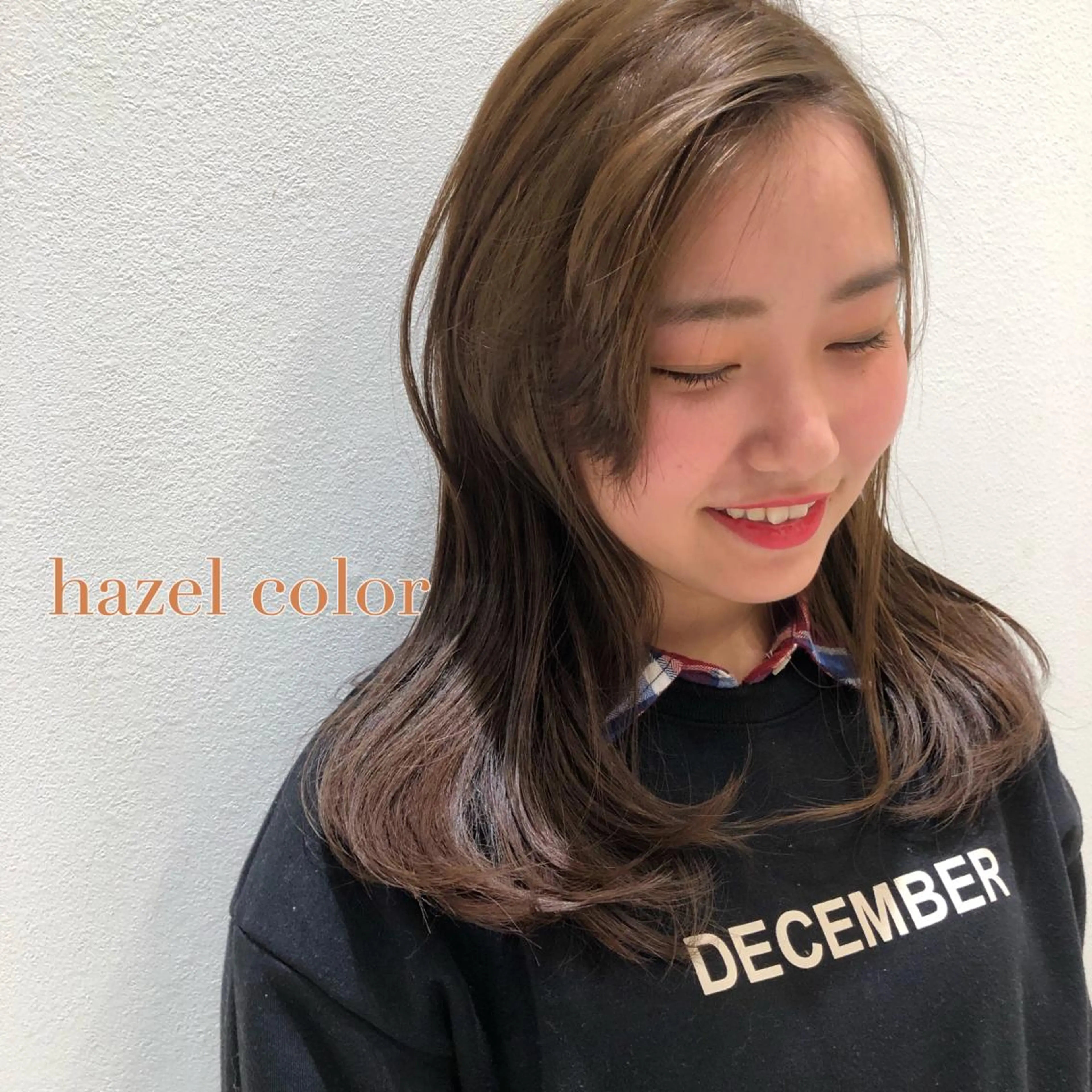 ロング カラー ベージュカラー ブリーチ ブラウンカラー ヘーゼル ブリーチなしカラー ktwo/難波 /似合わせ/木浦のヘアスタイル