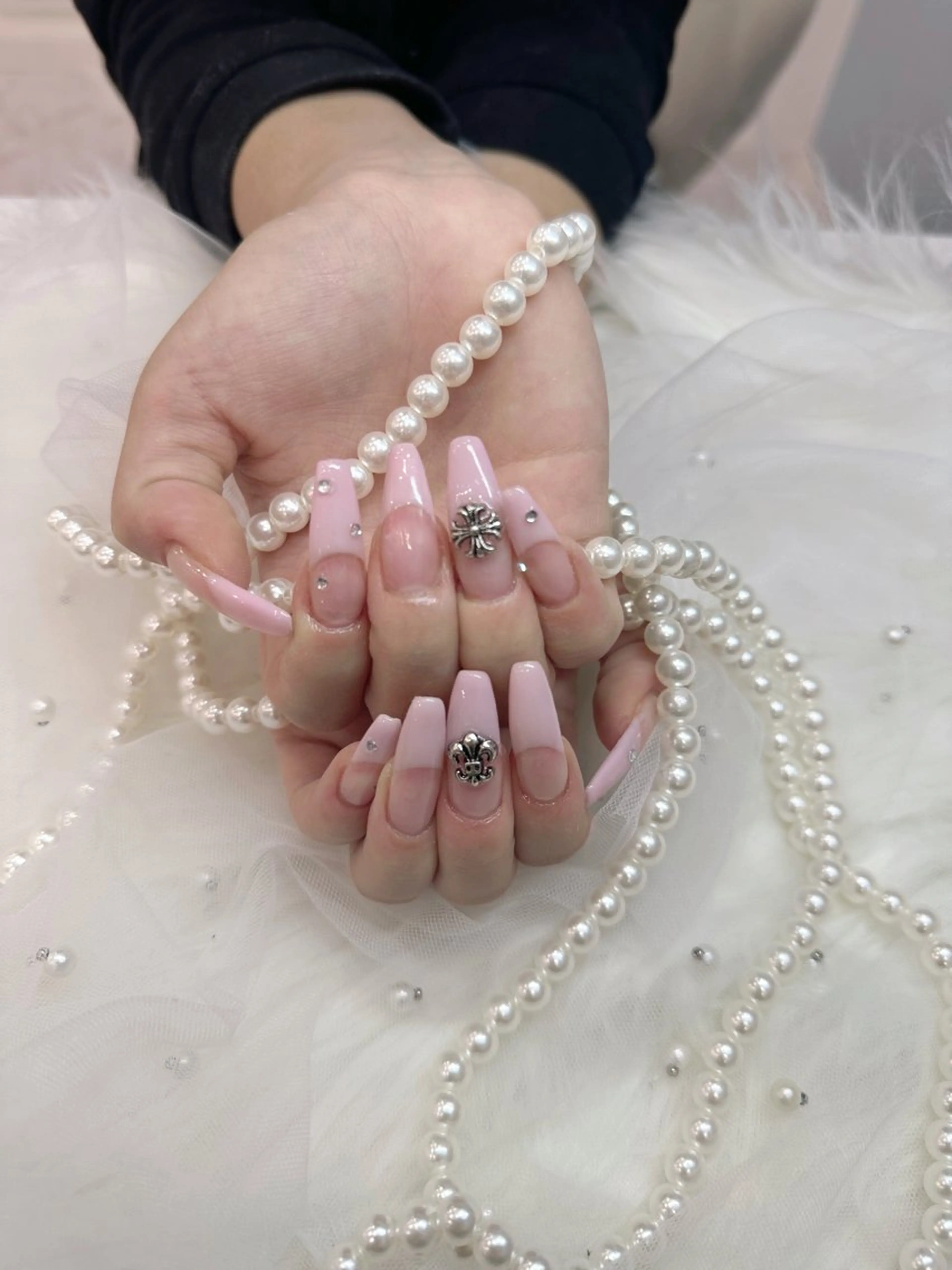 ネイル フレンチネイル スカルプネイル ワンホンネイル icy nail れいあのネイルデザイン