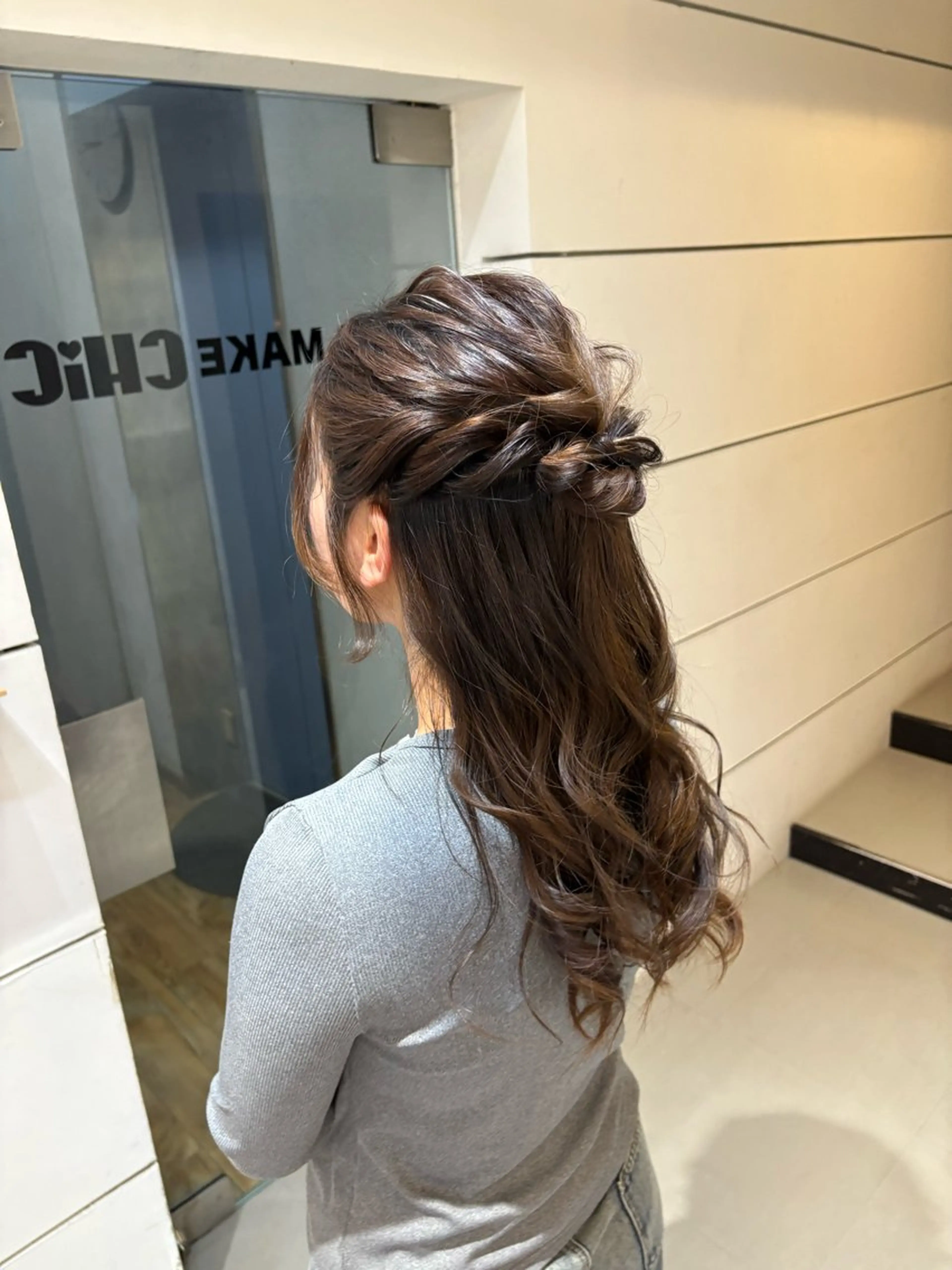 ロング ヘアセット chic  有山 美瑠のヘアスタイル