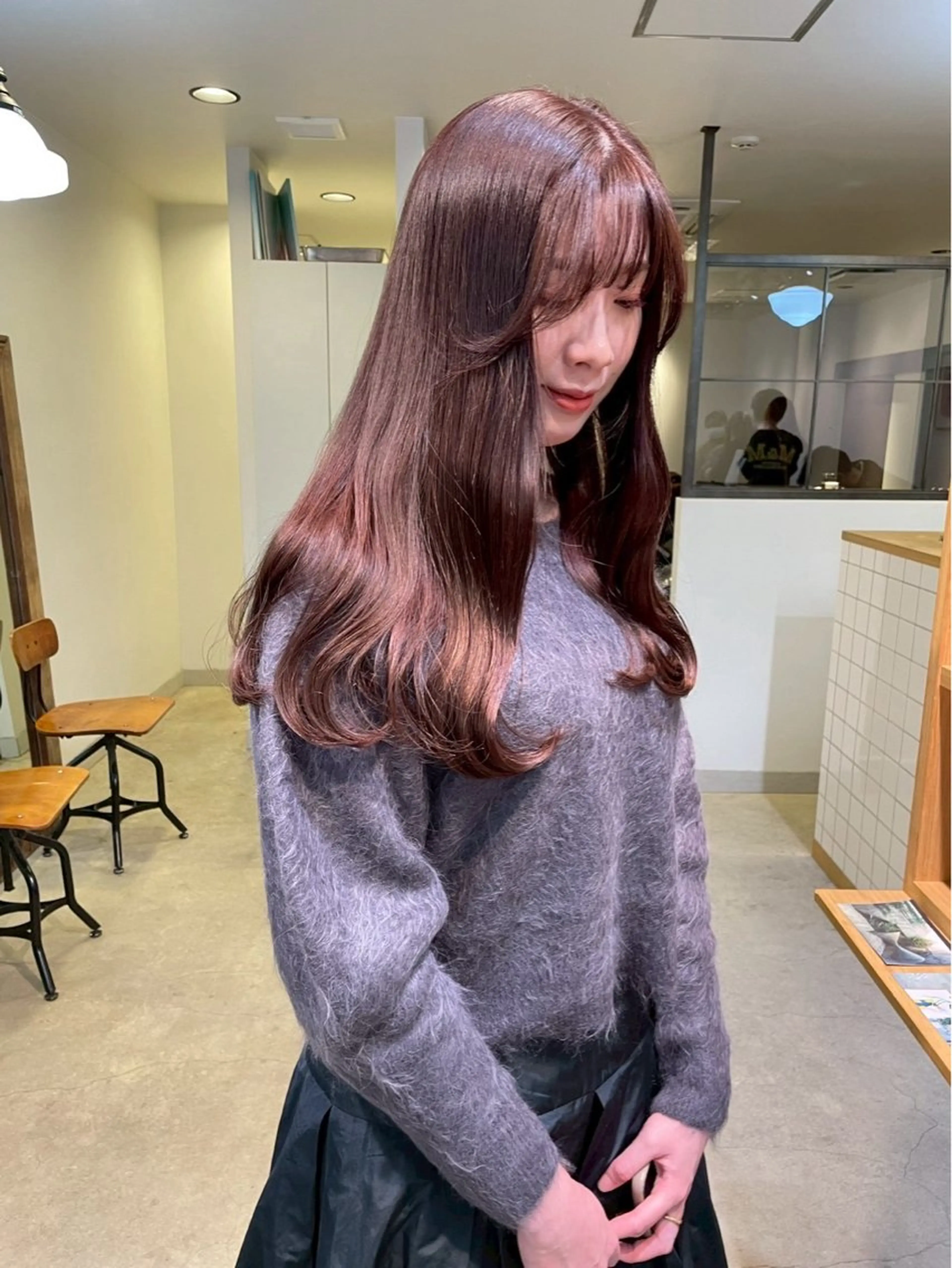 カラー miku/天神 艶カラーのヘアスタイル