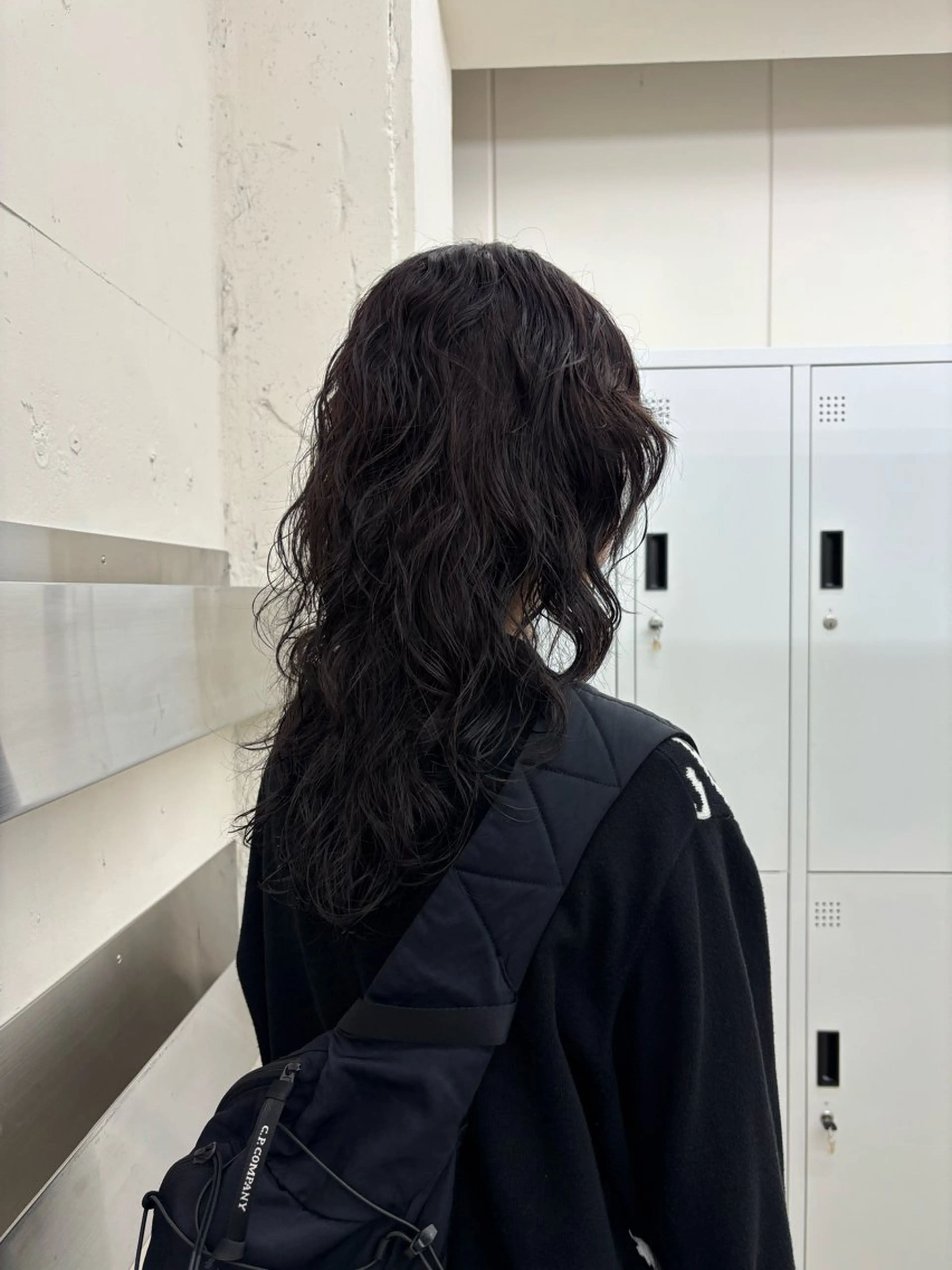 セミロング カラー 前髪カット/韓国/ モモカ🎀のヘアスタイル