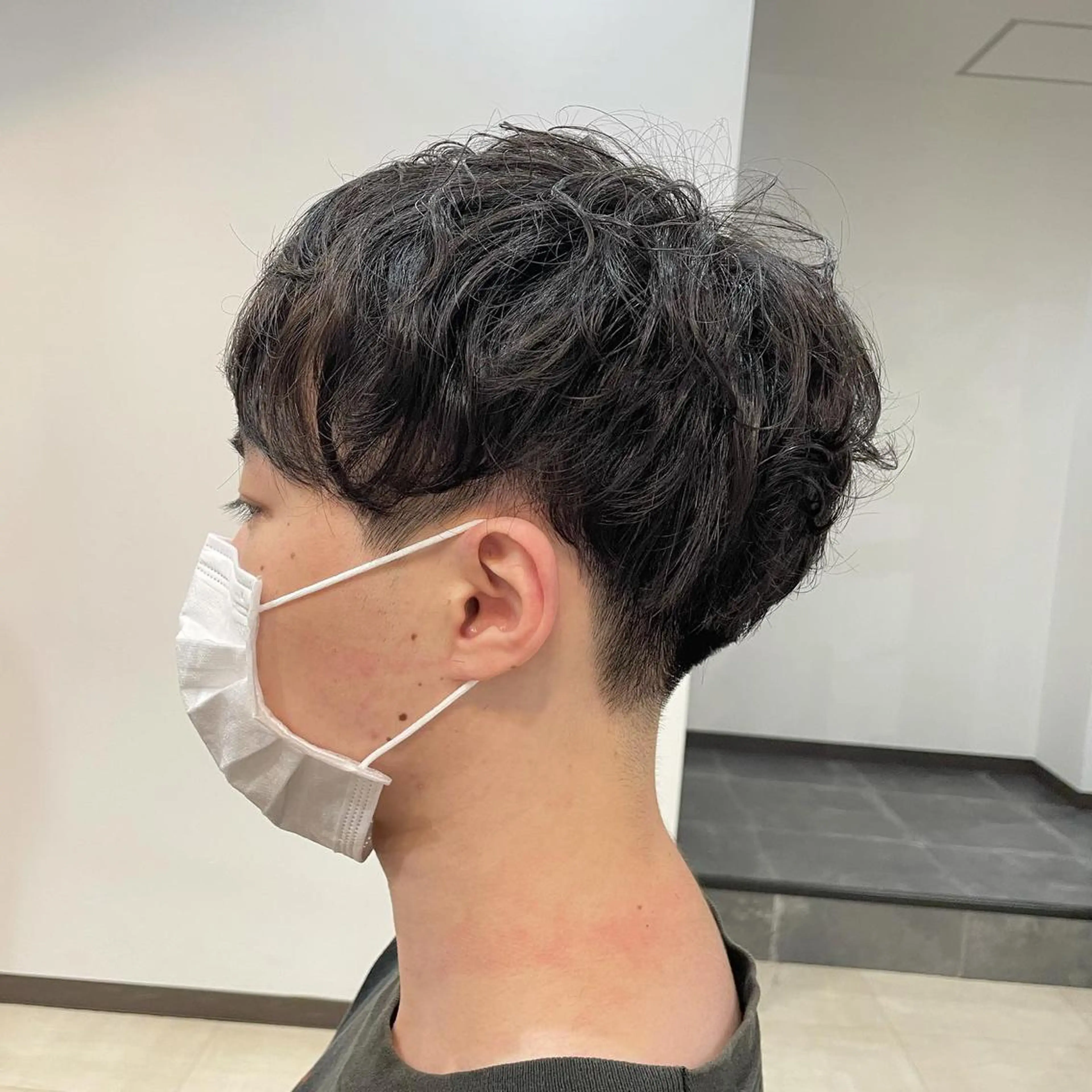 メンズ マッシュ メンズパーマ 刈り上げ SOL .✂︎ 松永李帆のヘアスタイル