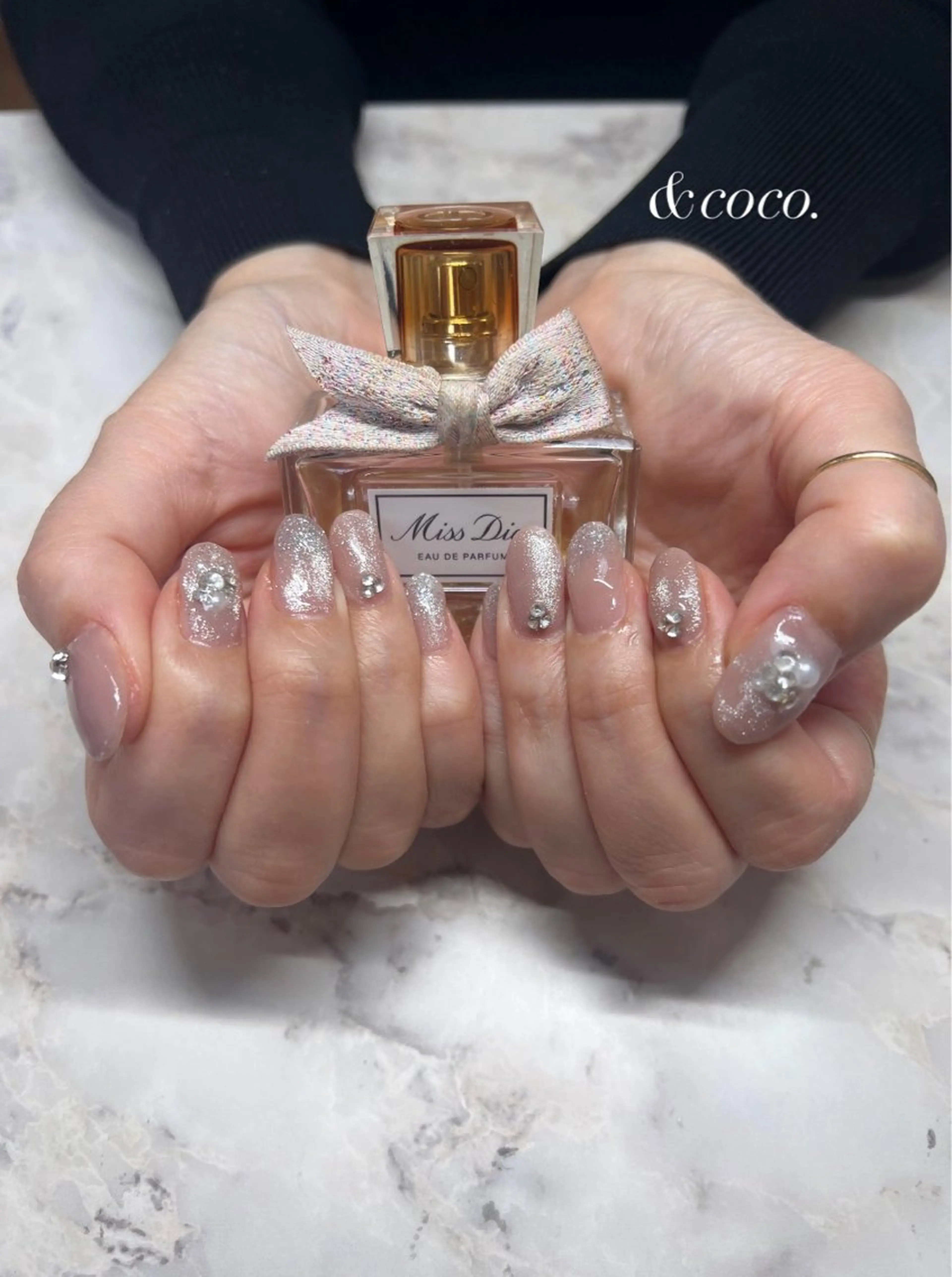 ネイル 長さ出し ハンドネイル ハンドケア ＆ coco.のネイルデザイン