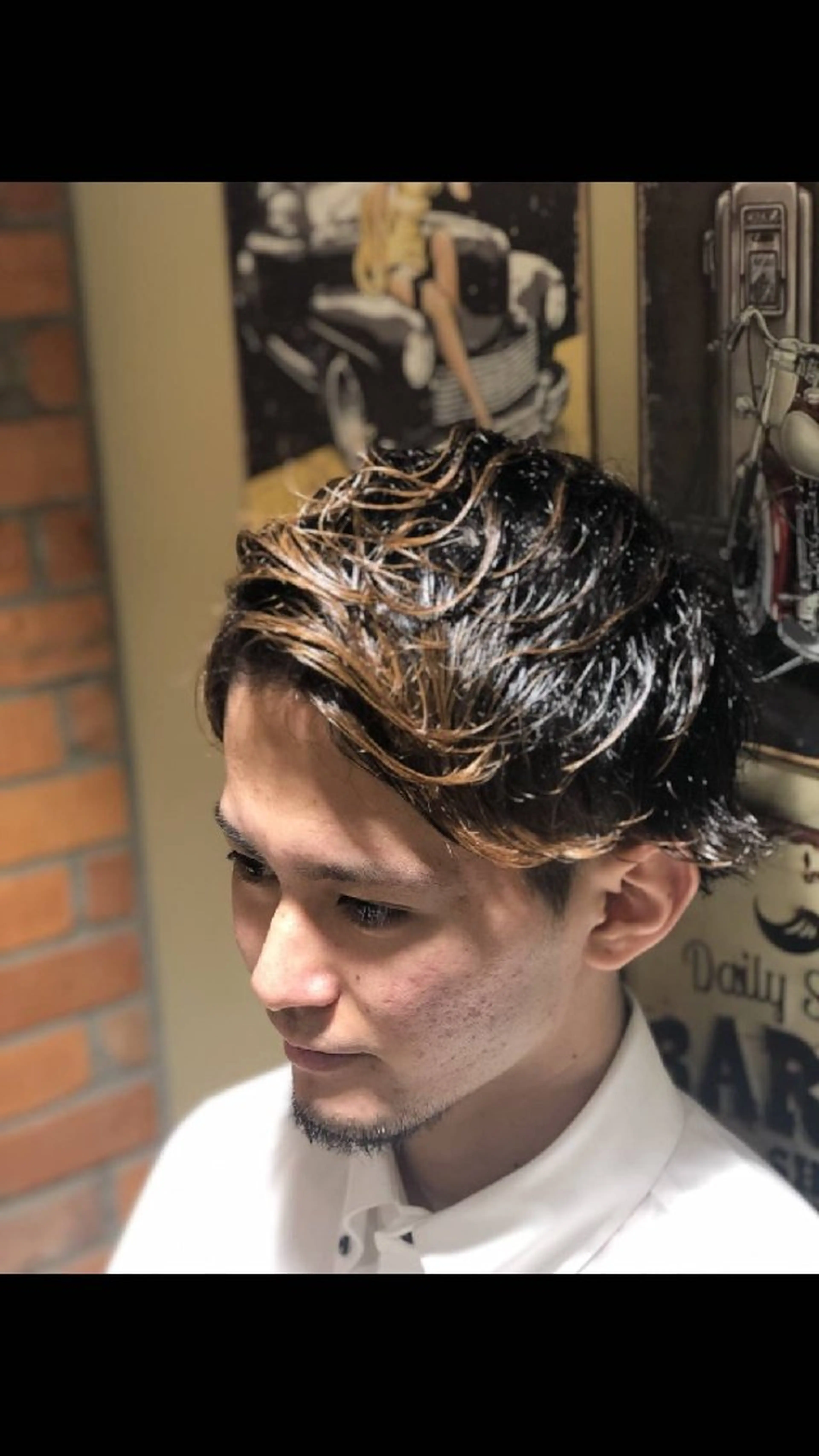 メンズ ツーブロック カット 神原 朋瑛のヘアスタイル