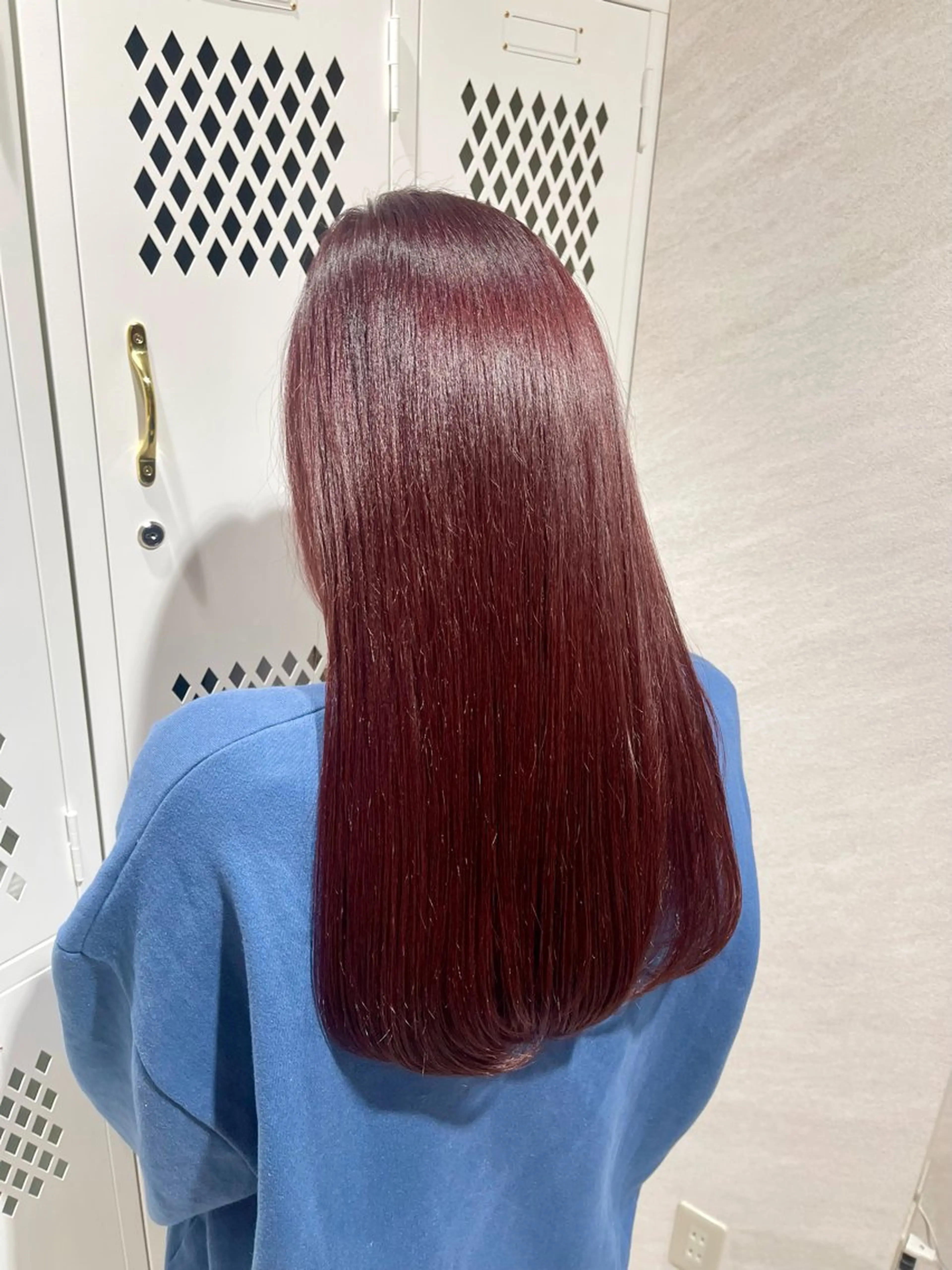 セミロング カラー カシス 🩵ボブ/レイヤー /髪質改善🩵のヘアスタイル