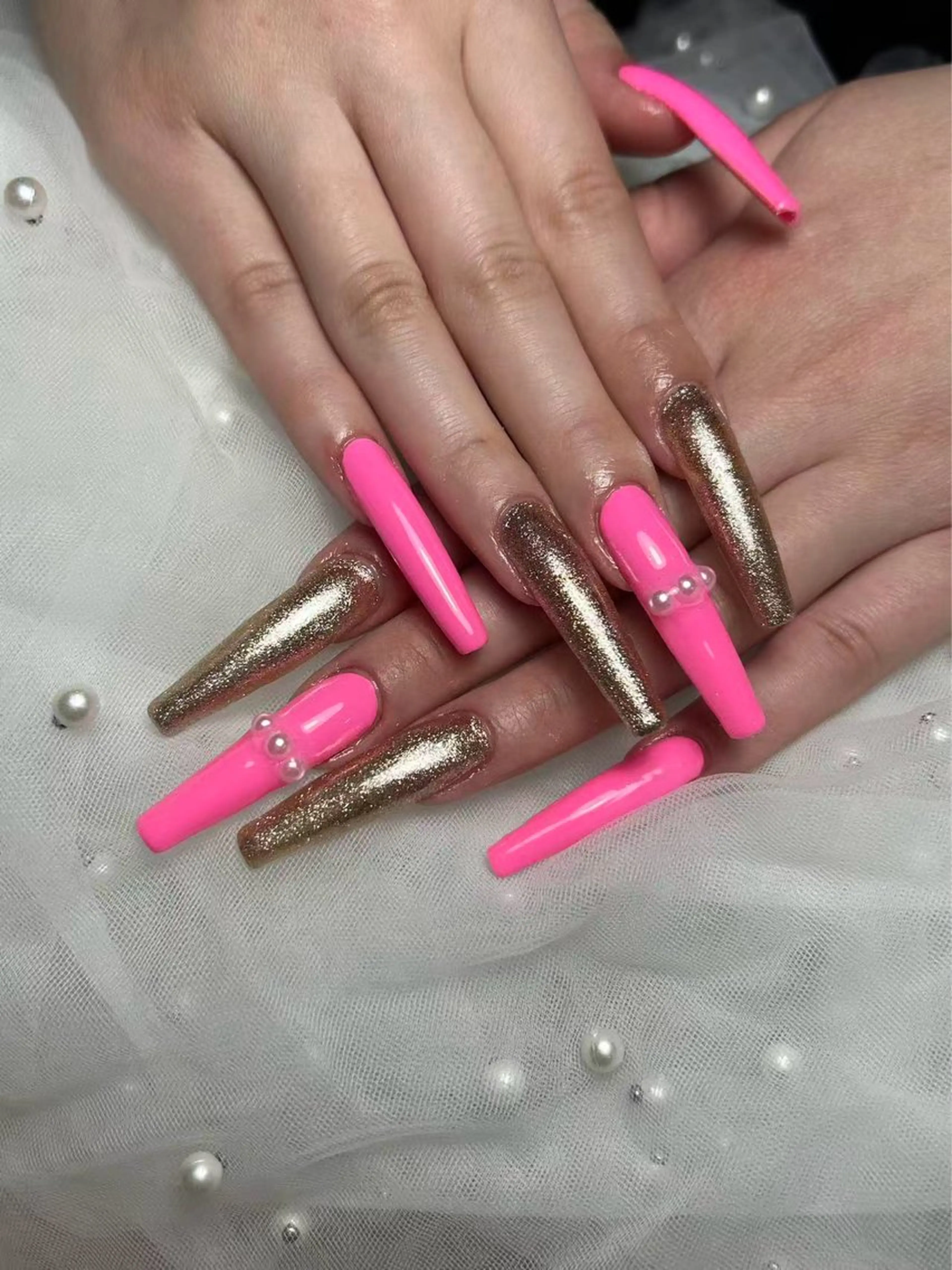 ネイル ハンドネイル D‘OPALEサロン所属・長さ出し専門店 上野kkのネイルデザイン