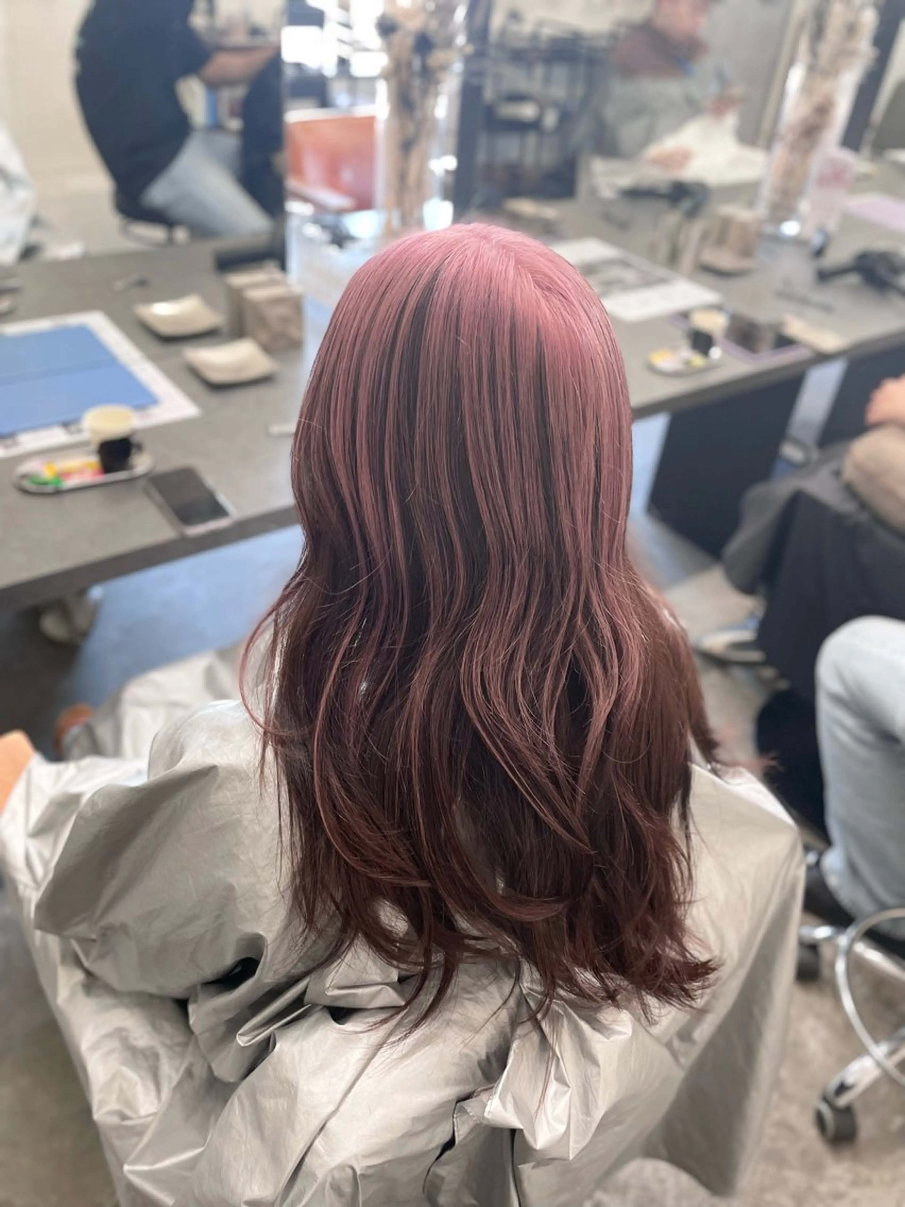 カラー ラベンダーカラー ピンクカラー ピンクラベンダー ヘアカラー nico麻生 加賀谷 すみれのヘアスタイル