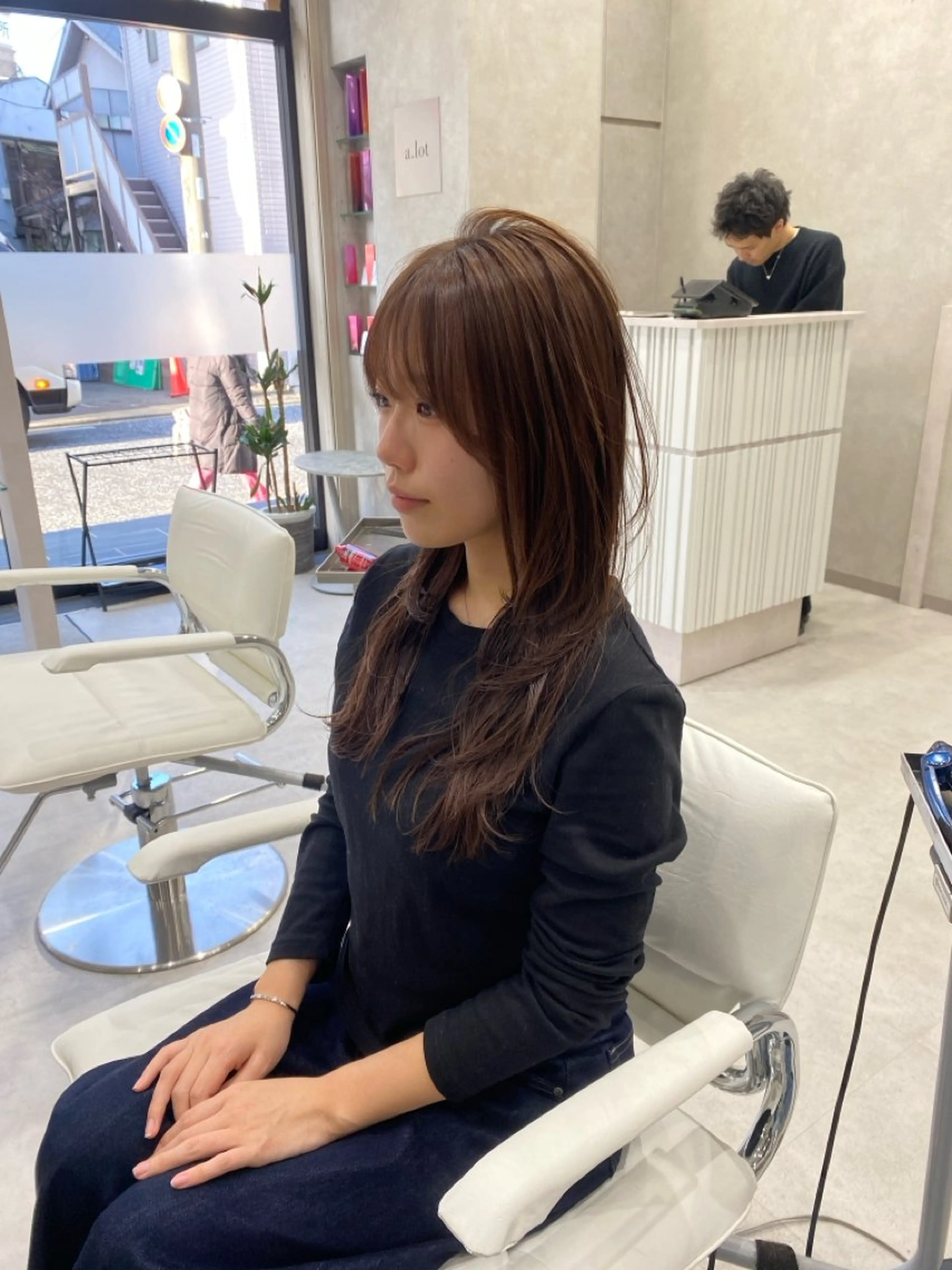 ロング カット ヘアカラー 髪質改善/レイヤー 🫧山本勇輝🫧のヘアスタイル