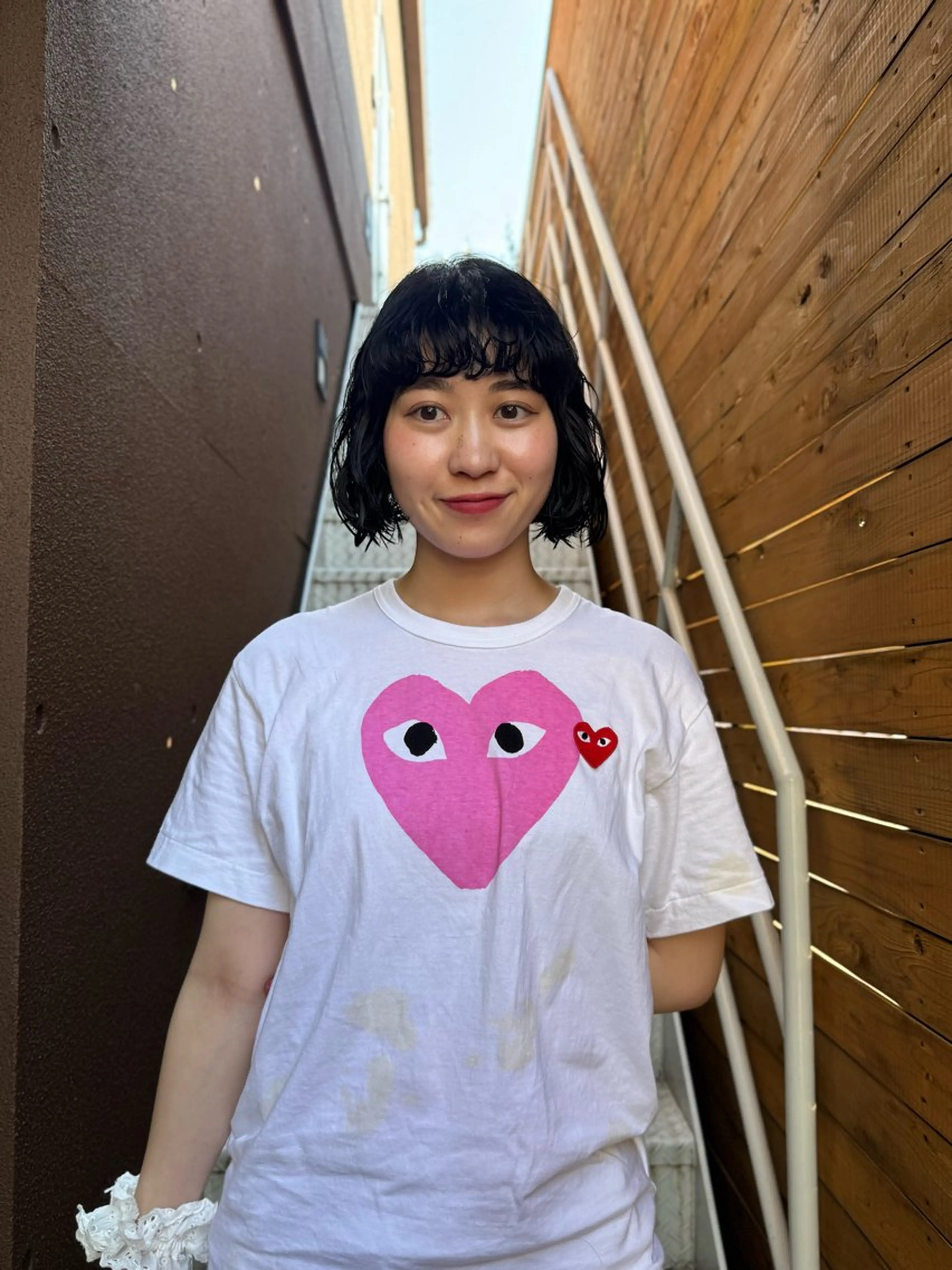 ミディアム パーマ パーマ 井出 海月のヘアスタイル