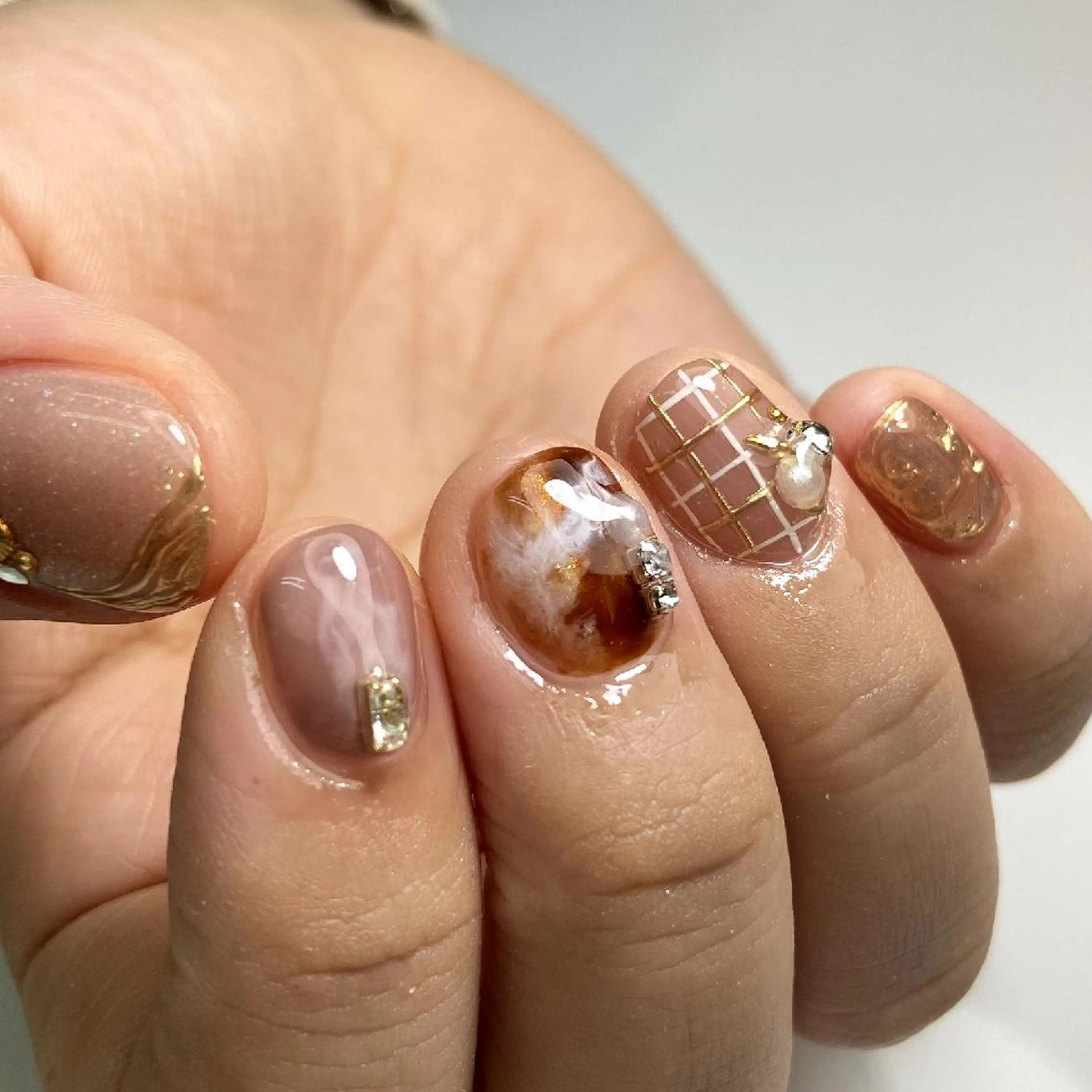 ネイル アートネイル ニュアンスネイル nail salon Lumièreのネイルデザイン
