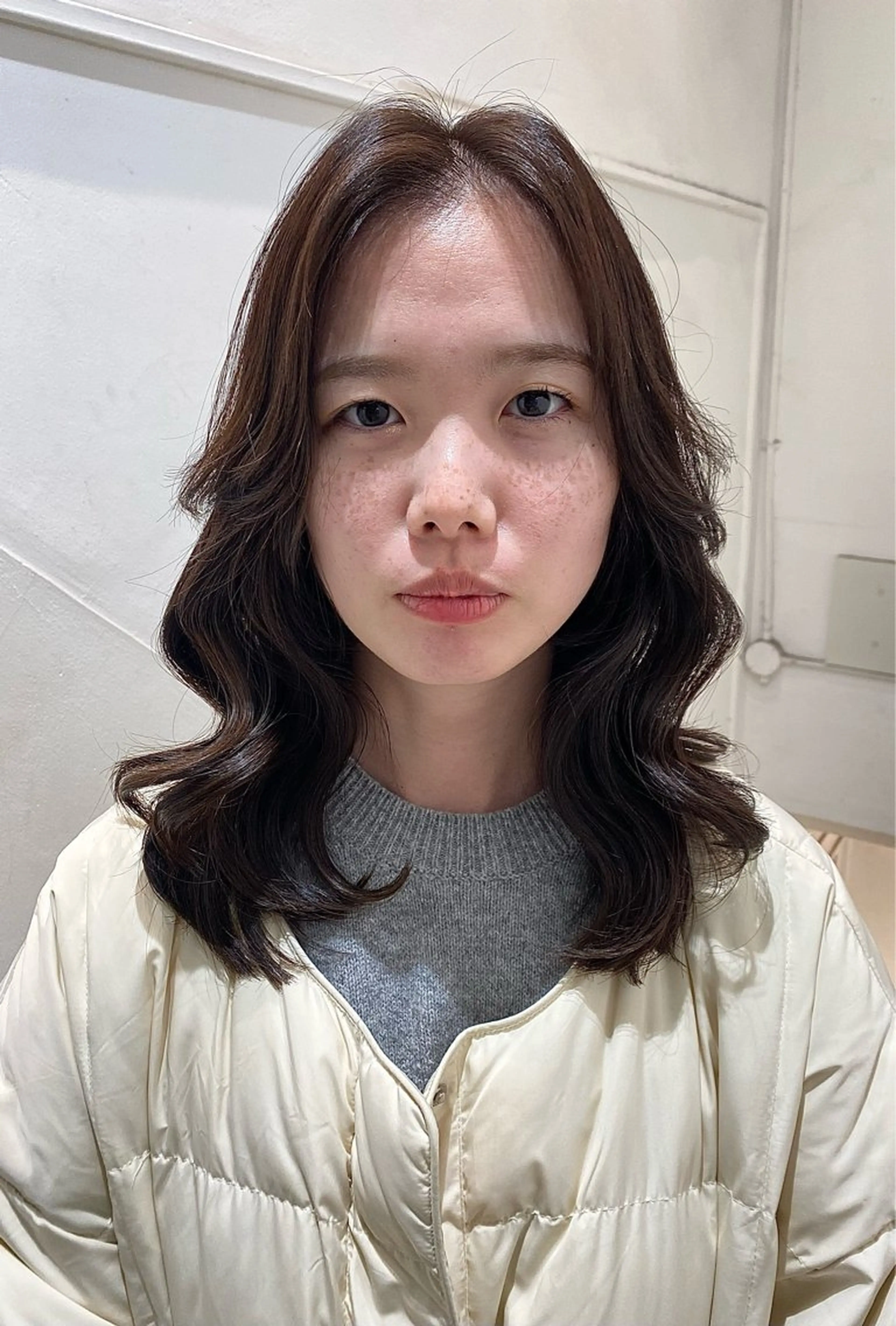 セミロング ✨くびれスタイル✨️ 戸嶋穂乃香のヘアスタイル