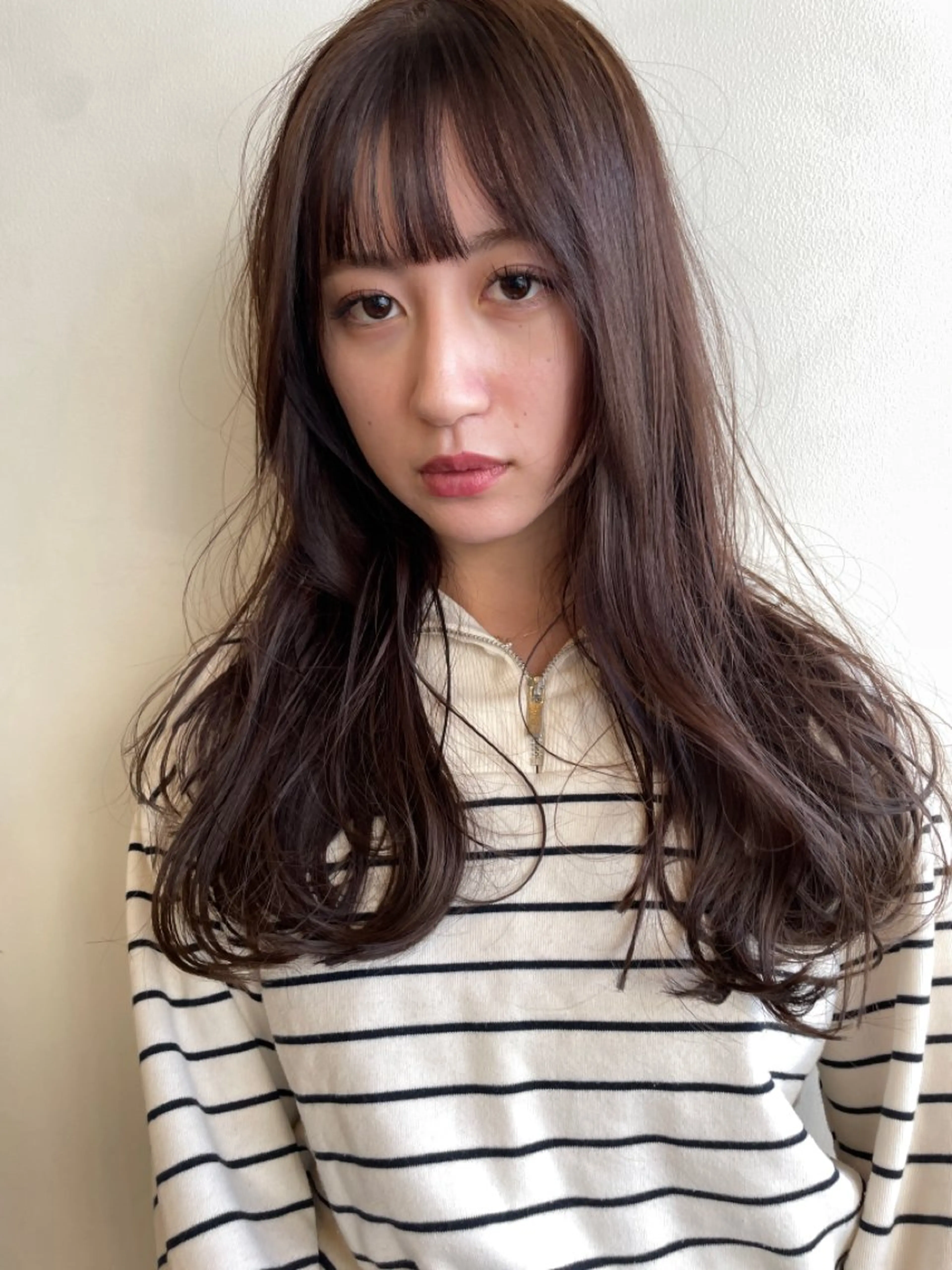 ミディアム カラー カット ヘアカラー トリートメント レイヤー/似合わせ TAKUYAのヘアスタイル