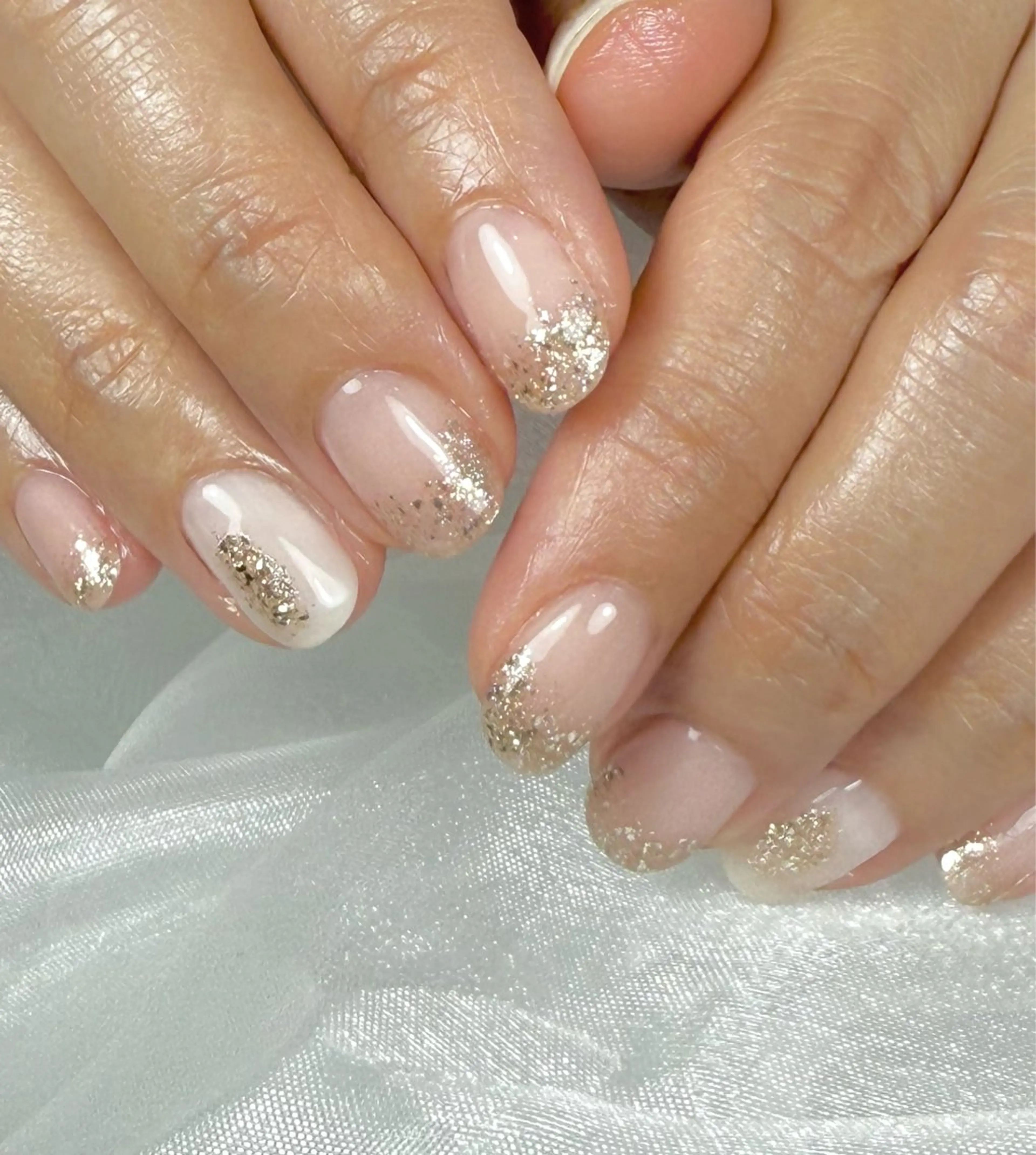 自爪育成シンプルアート（オフ有・無どちらもOK）ネイルオイル1本プレゼント🎁✨の写真