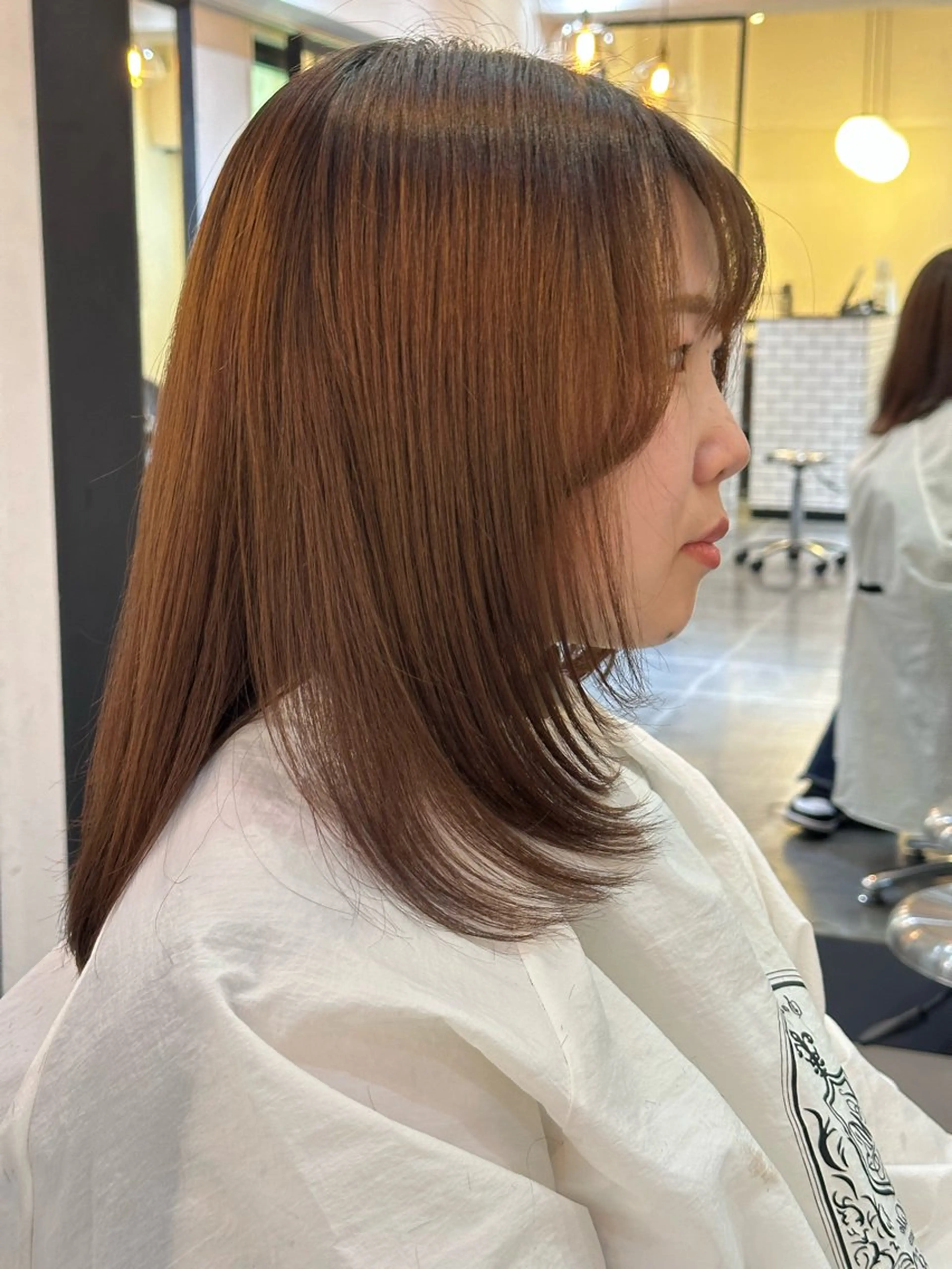 セミロング 似合わせの 🐣ひなた🐣のヘアスタイル