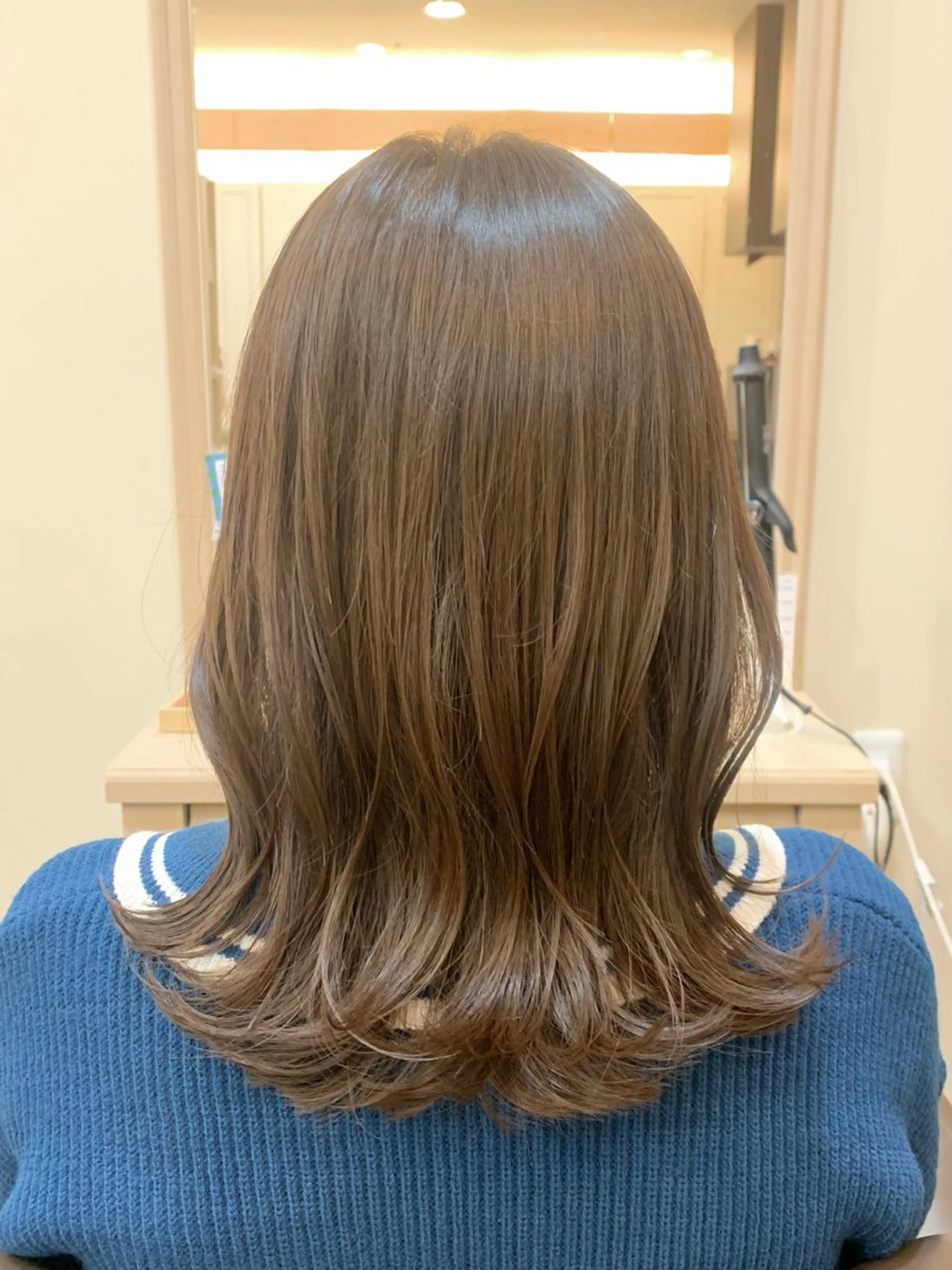 ミディアム カット ヘアカラー トリートメント 福原遼華/小顔ショー ト/髪質改善のヘアスタイル