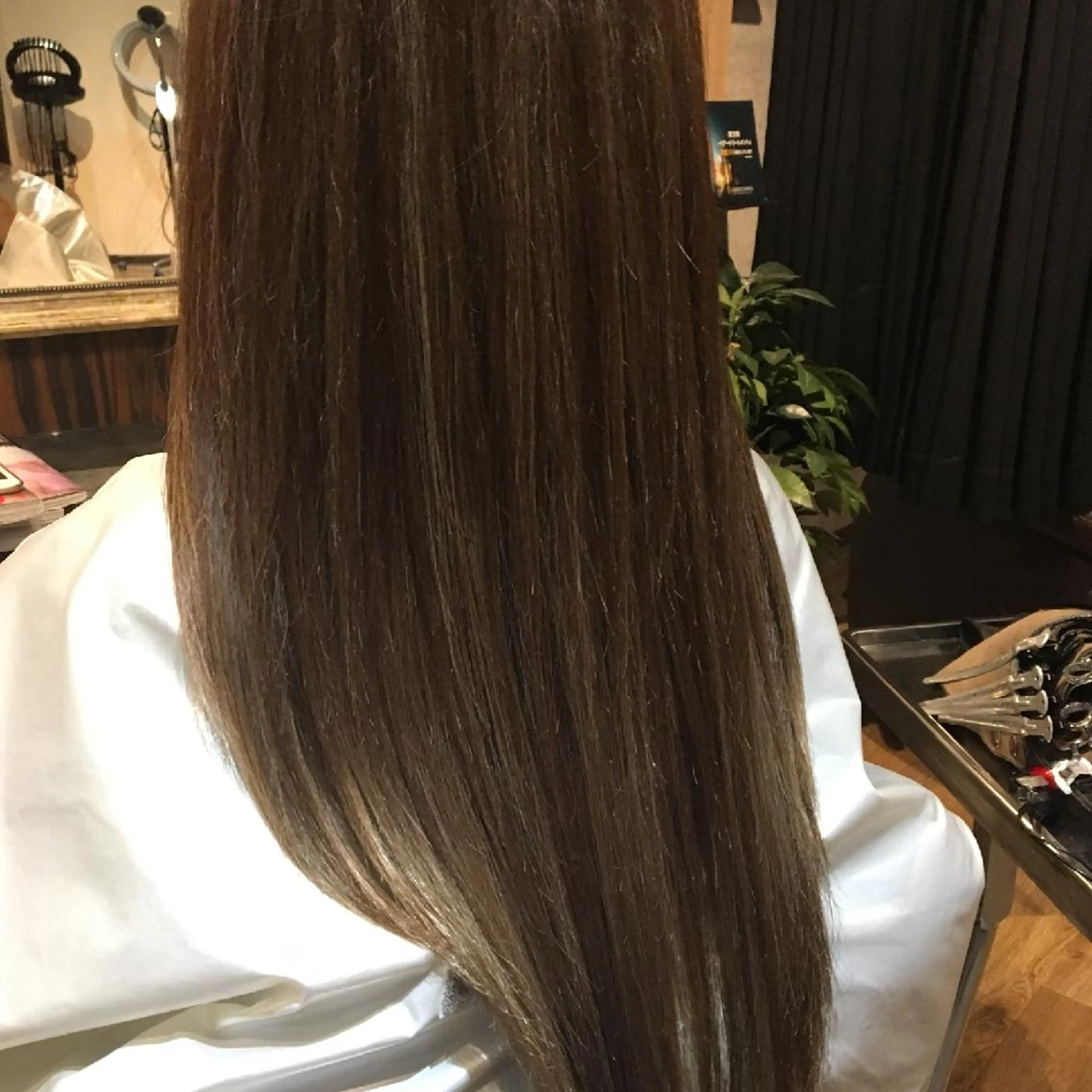ロング 切りっぱなしボブ ショートボブ ミストバング ボブ 顔周りカット メンズパーマ/顔周り レイヤーカット/えののヘアスタイル