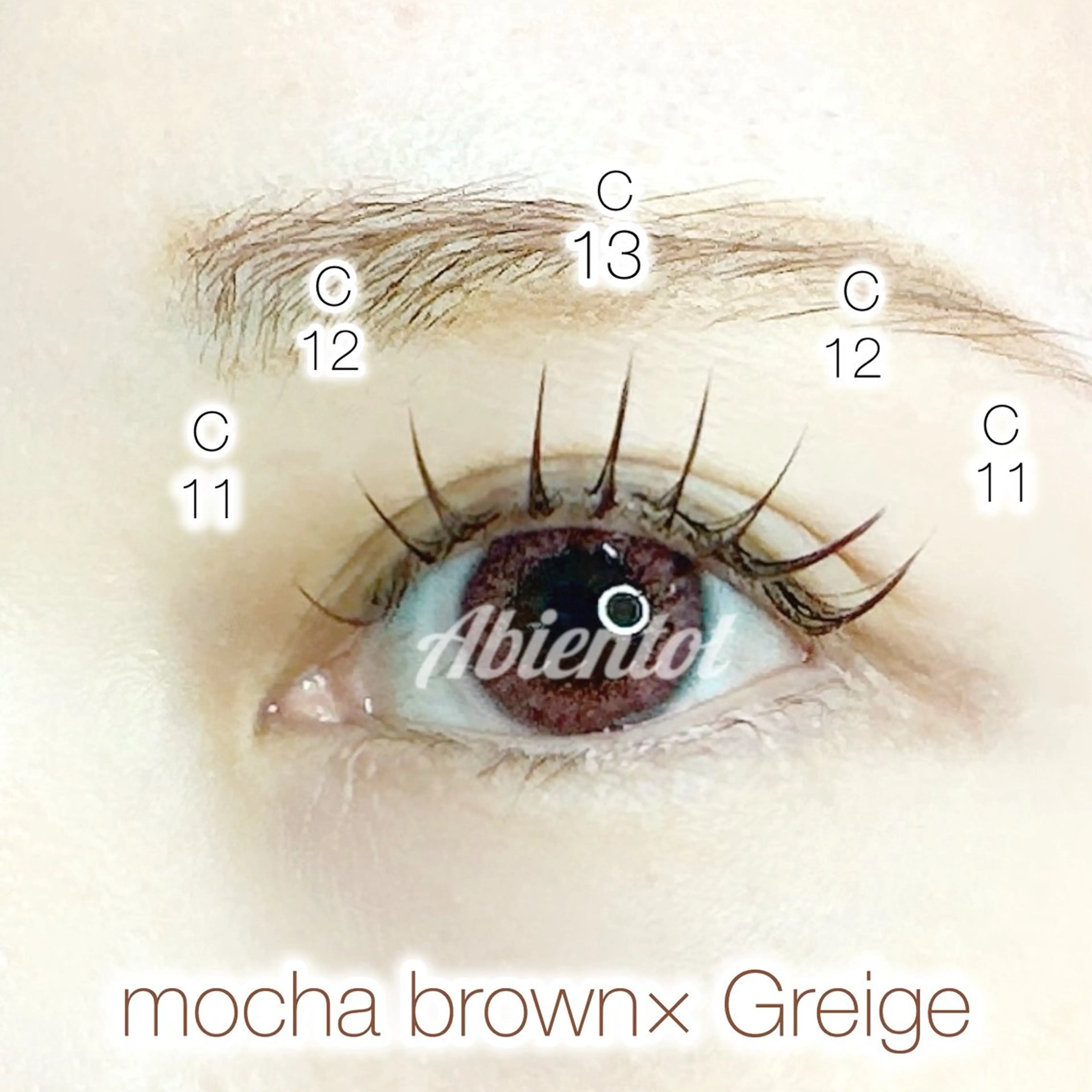 マツエク・マツパ Abientot Kannaのマツエク・マツパデザイン