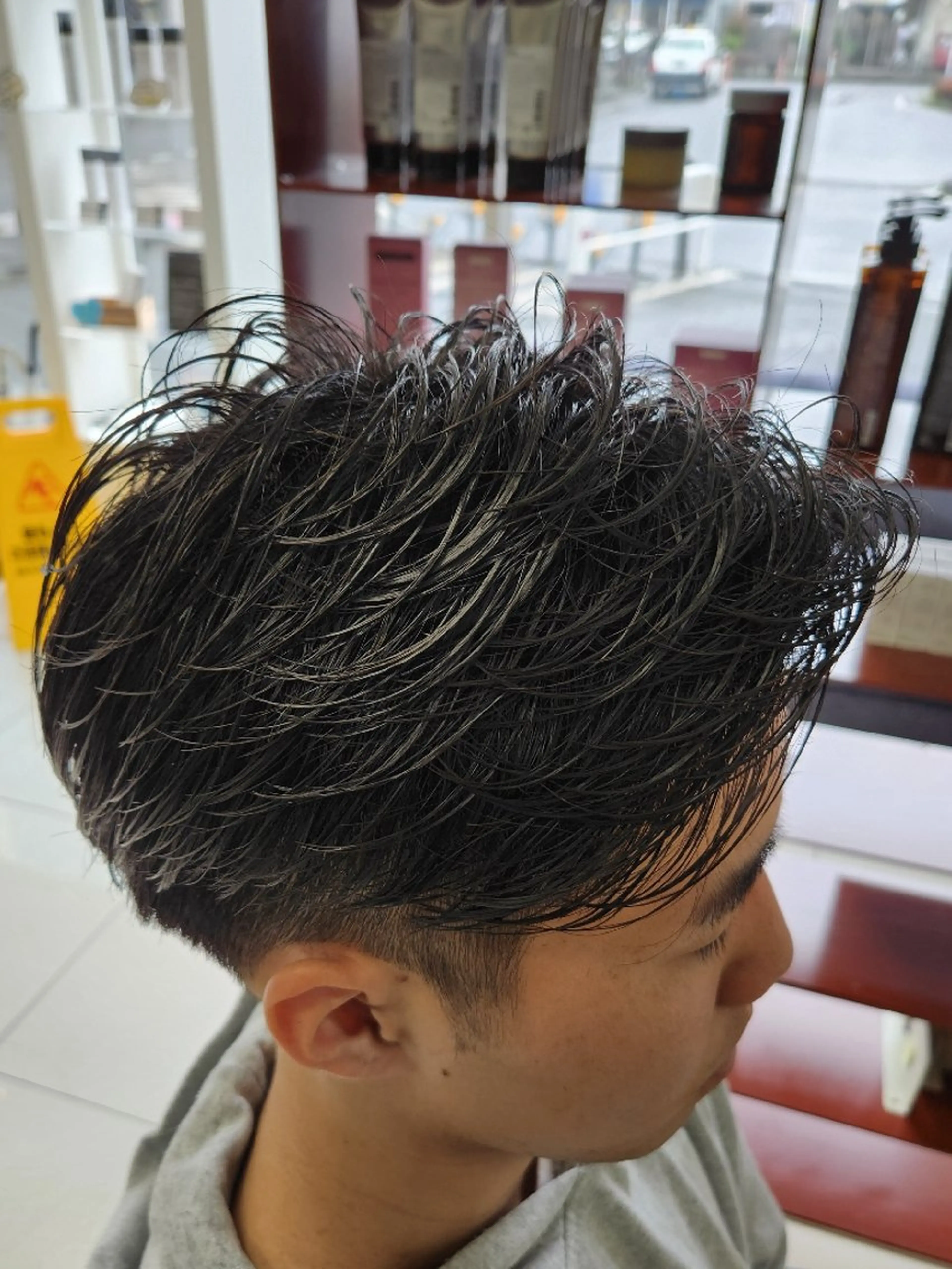パーマ 🇰🇷ダウンパーマ 毛流れヘア🪽藤原のヘアスタイル