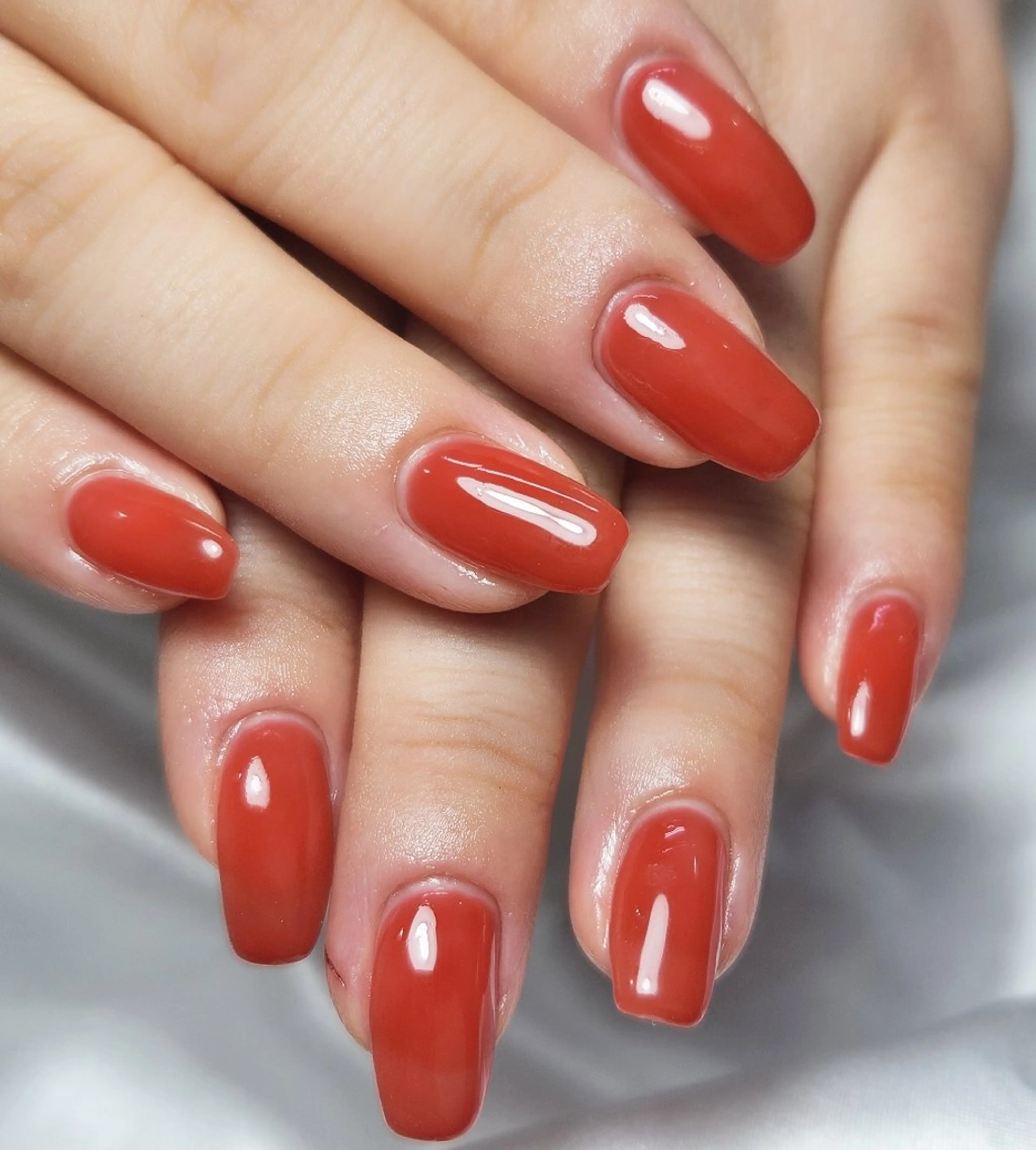 ワンカラー or ラメグラデーションの写真