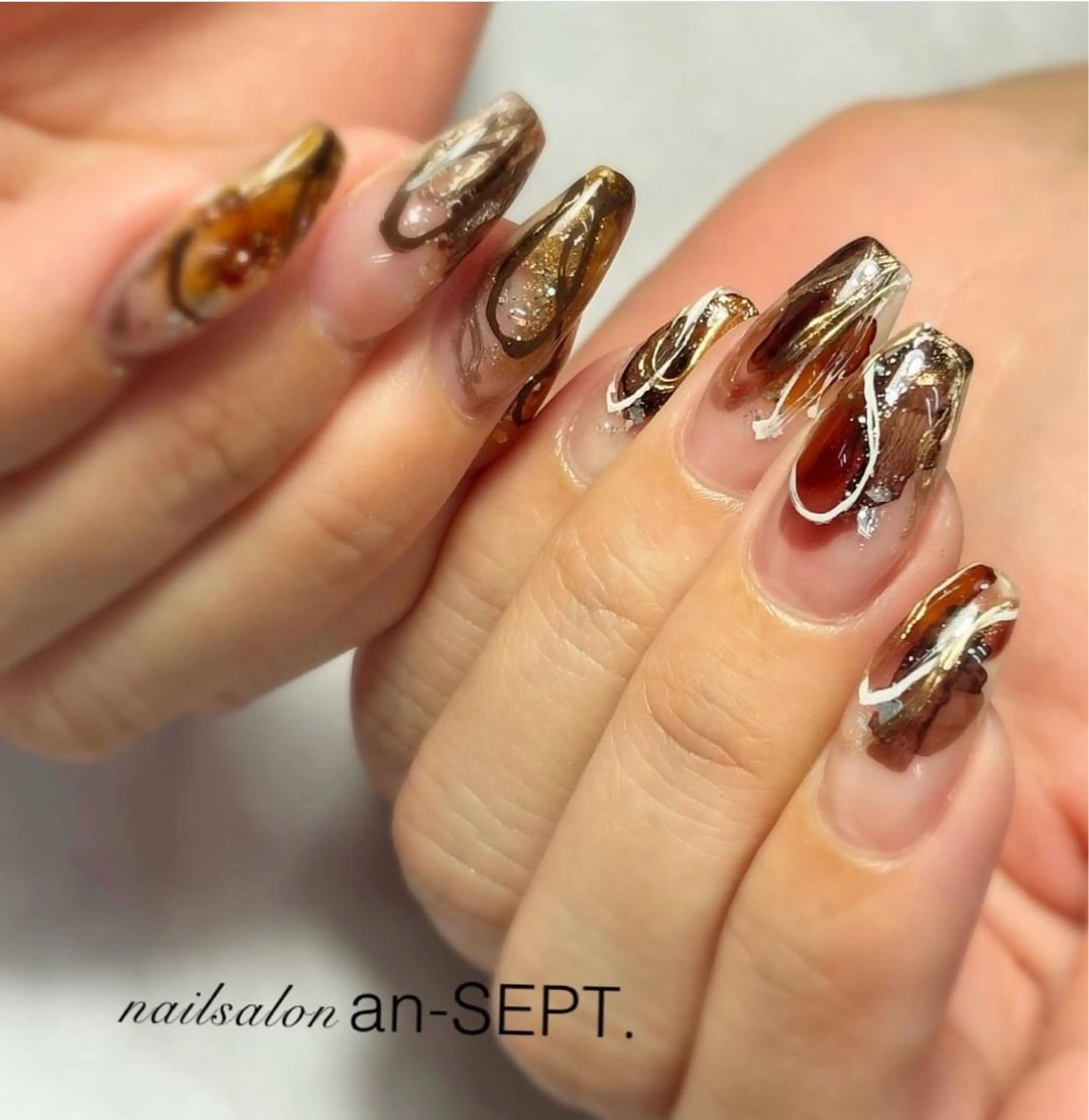 ミディアム nail salon an-SEPT.のネイルデザイン