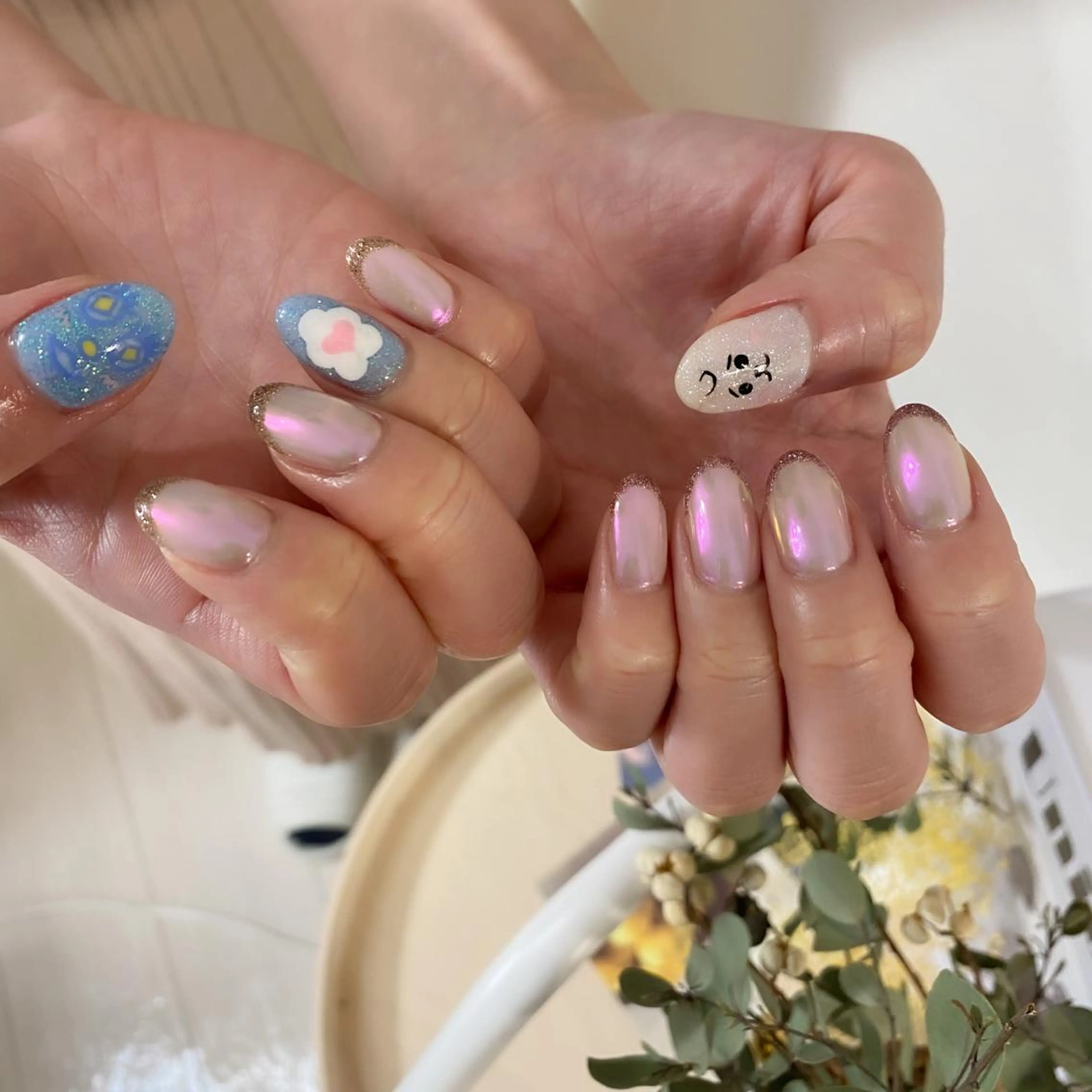 ネイル 持ち込み ハンドネイル Nail salon Museのネイルデザイン