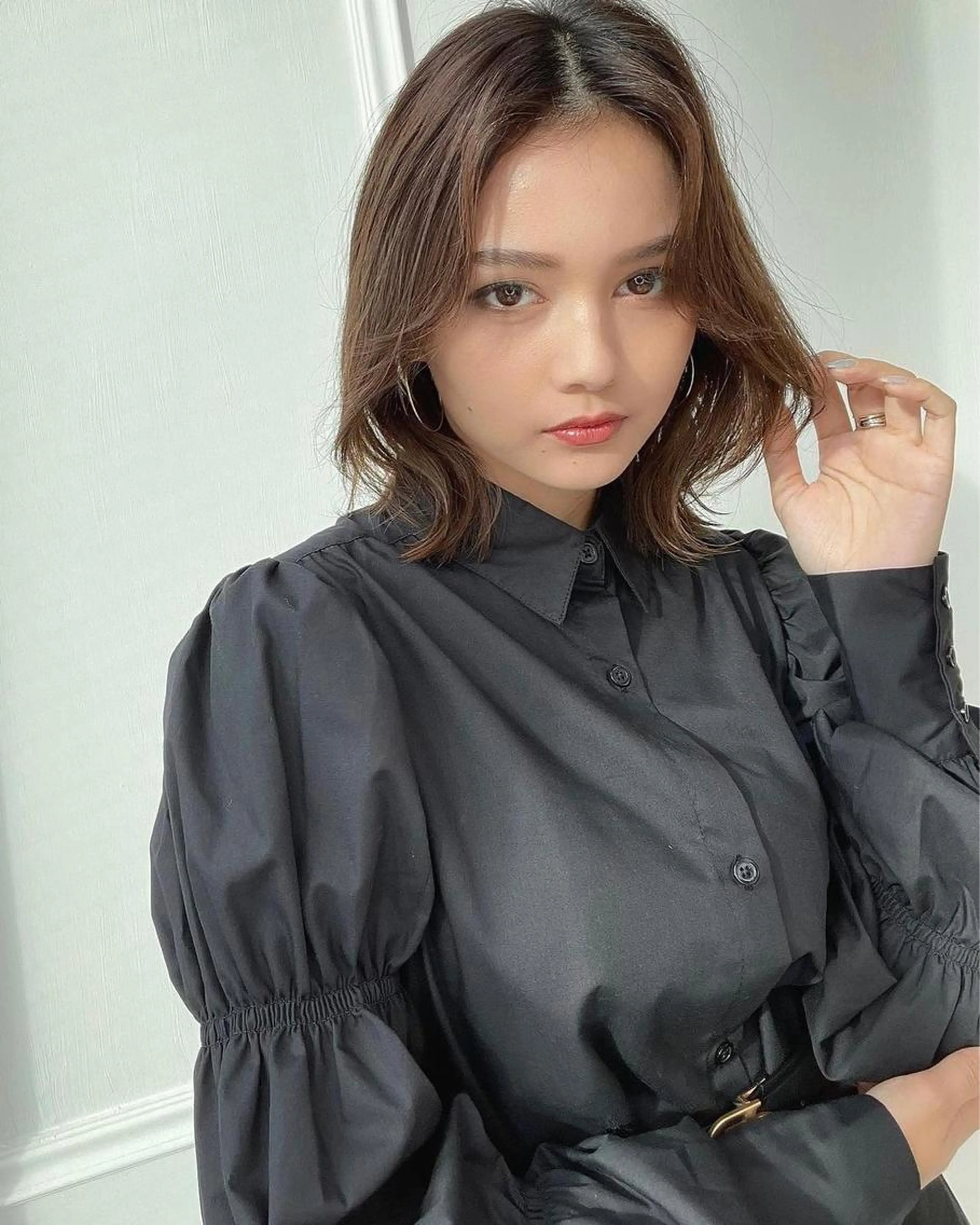 ダメージレスカラー+気になる箇所の部分メンテナンスカット〈前髪、お顔周り、毛先〉など　トリートメント付✨の写真