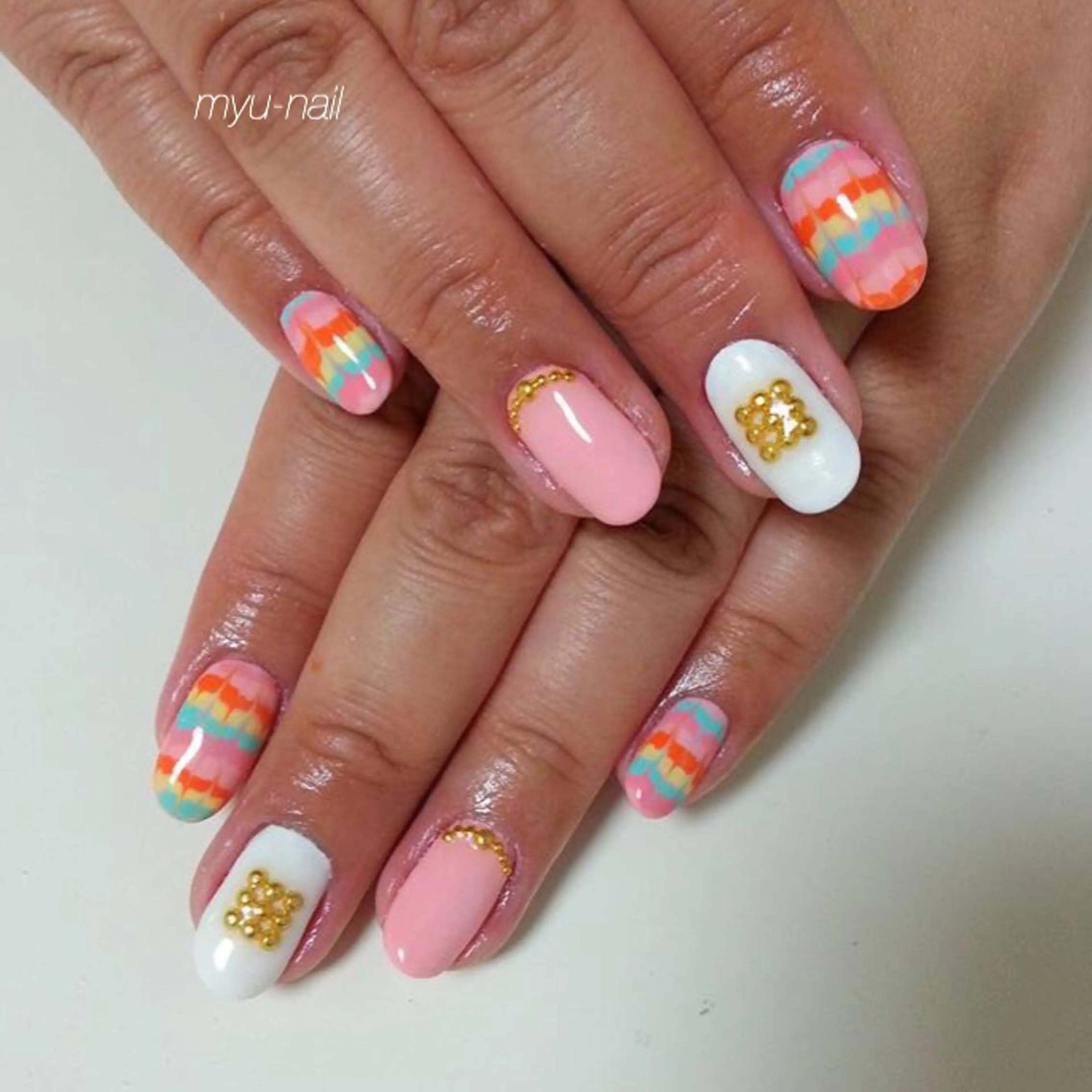 ネイル アートネイル ホームサロン myu-nailのネイルデザイン