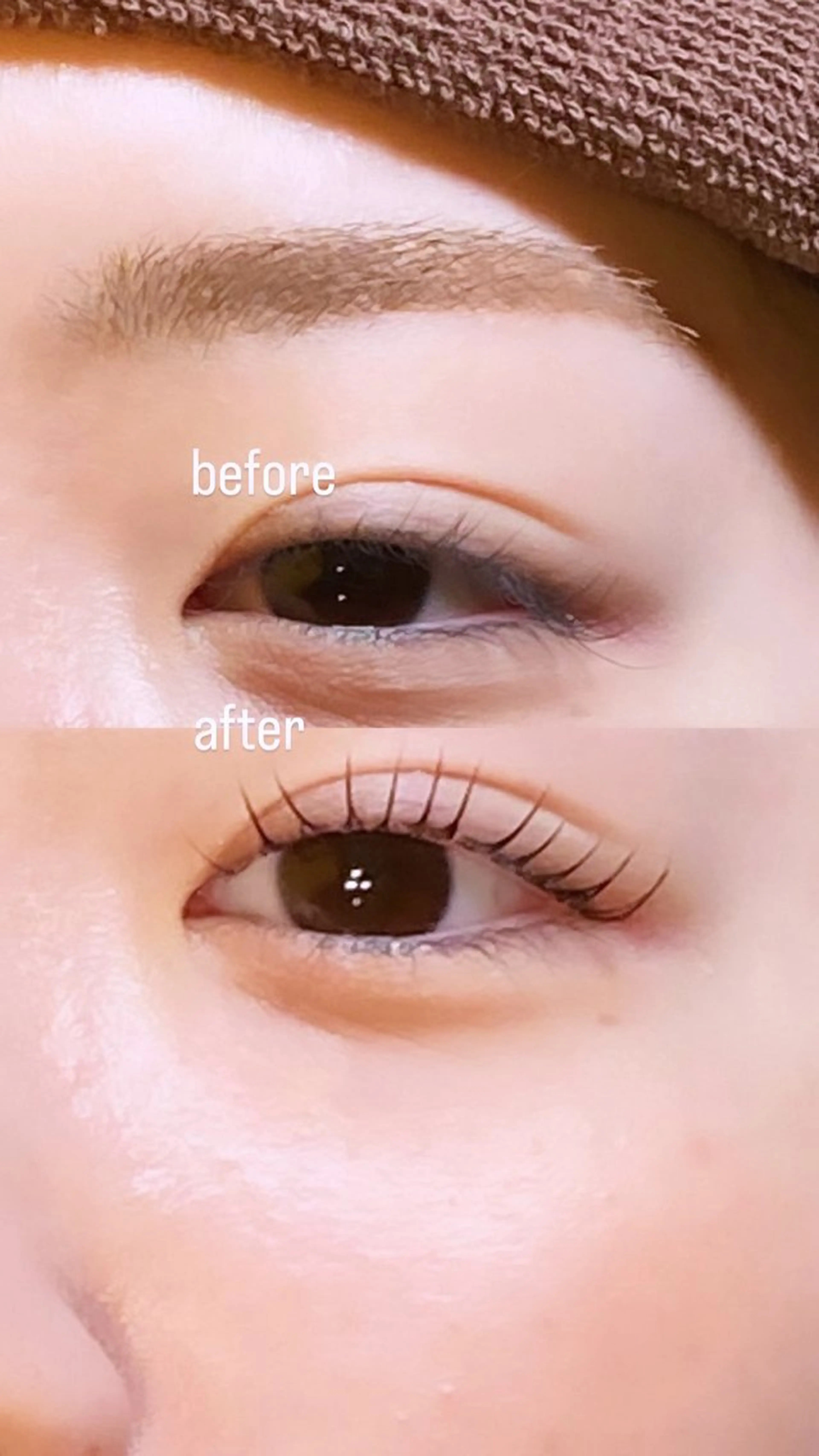 韓国風🇰🇷束間まつ毛パーマ🐬美容液コーティング仕上げ付き✨の写真