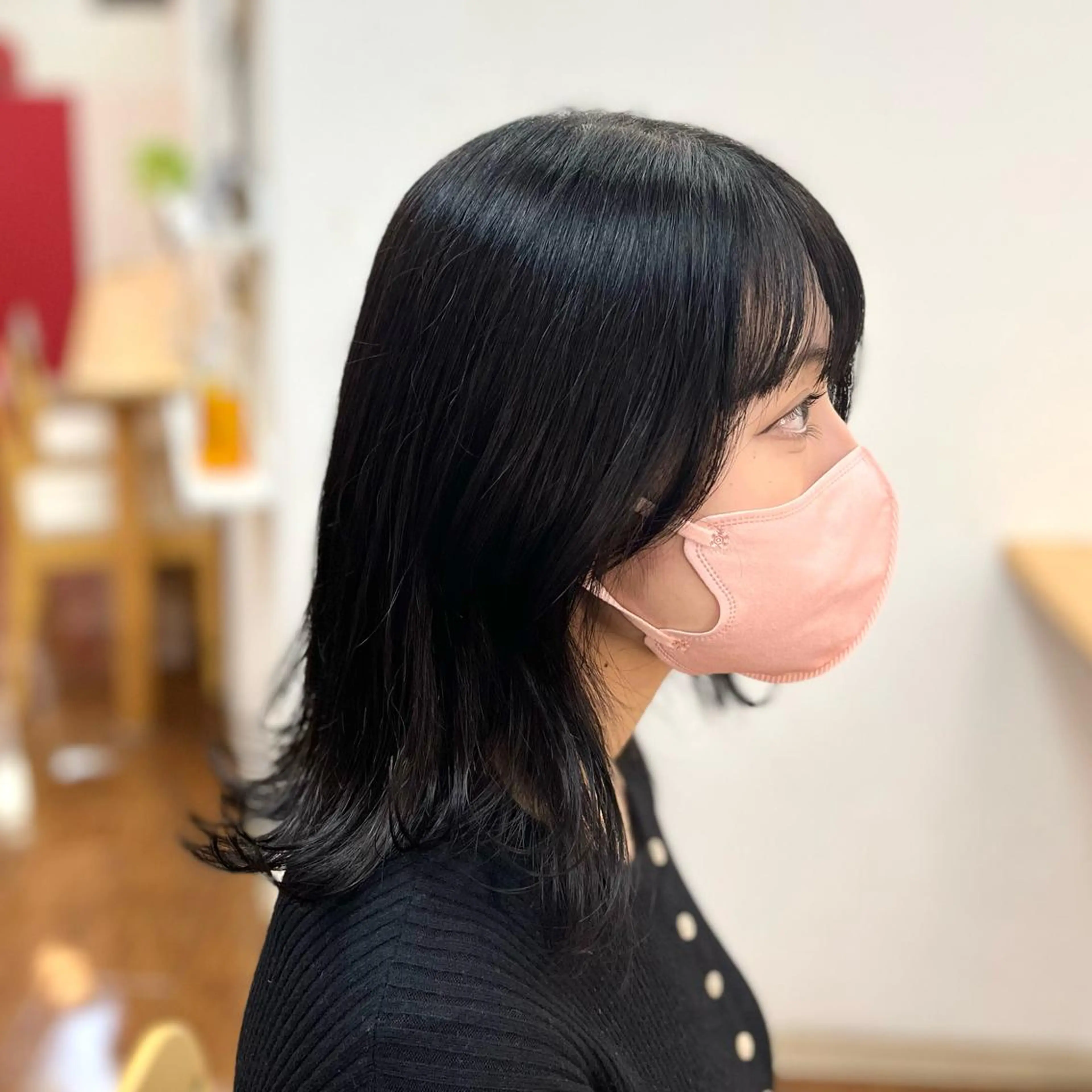 ミディアム 外ハネヘア 冨田 豊のヘアスタイル