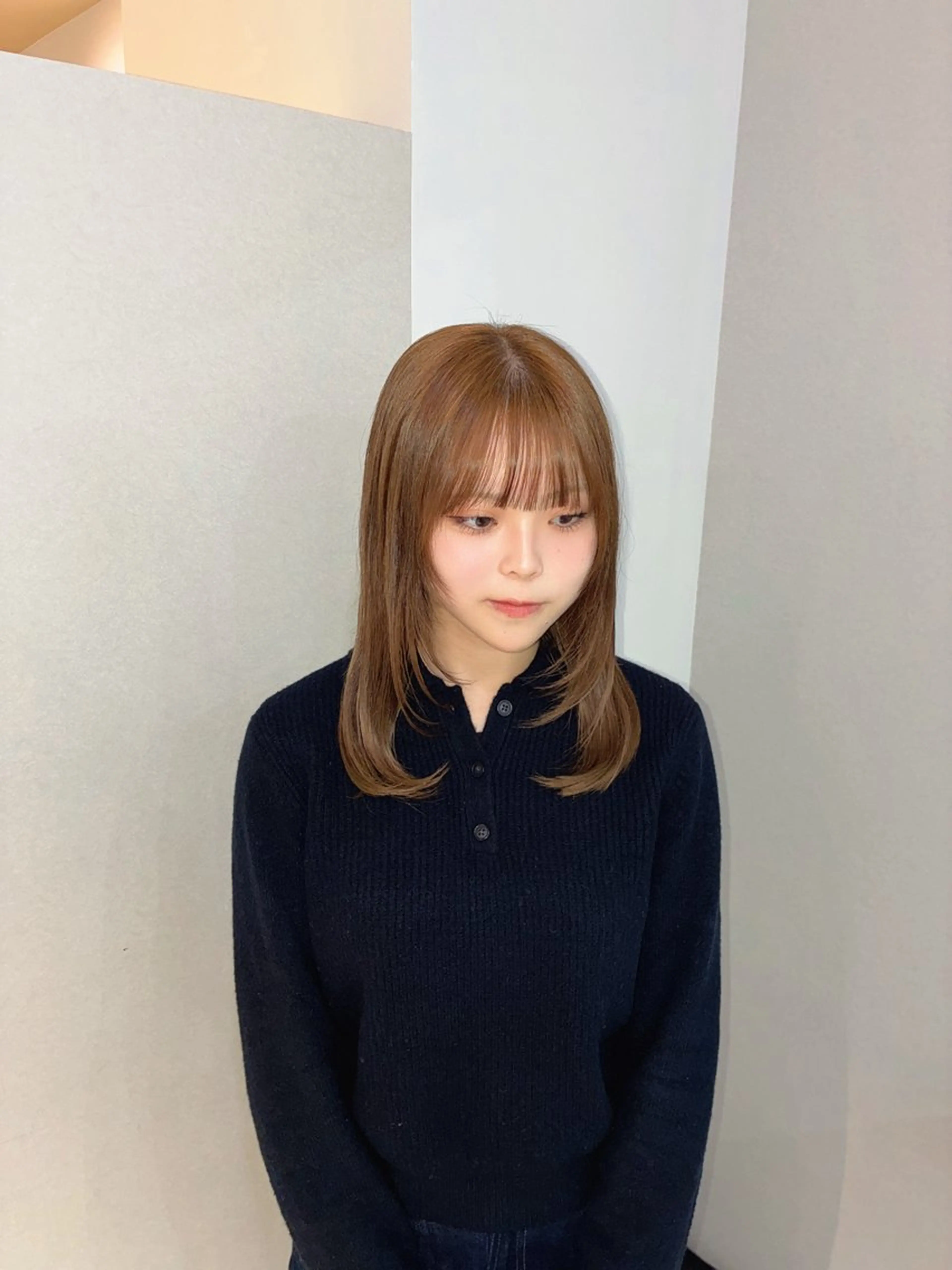 ご新規様限定価格❣️【ブリーチ無しダブルカラー➕カット➕トリートメント】透明感カラー/ブリーチ無しで明るいカラーに✨の写真