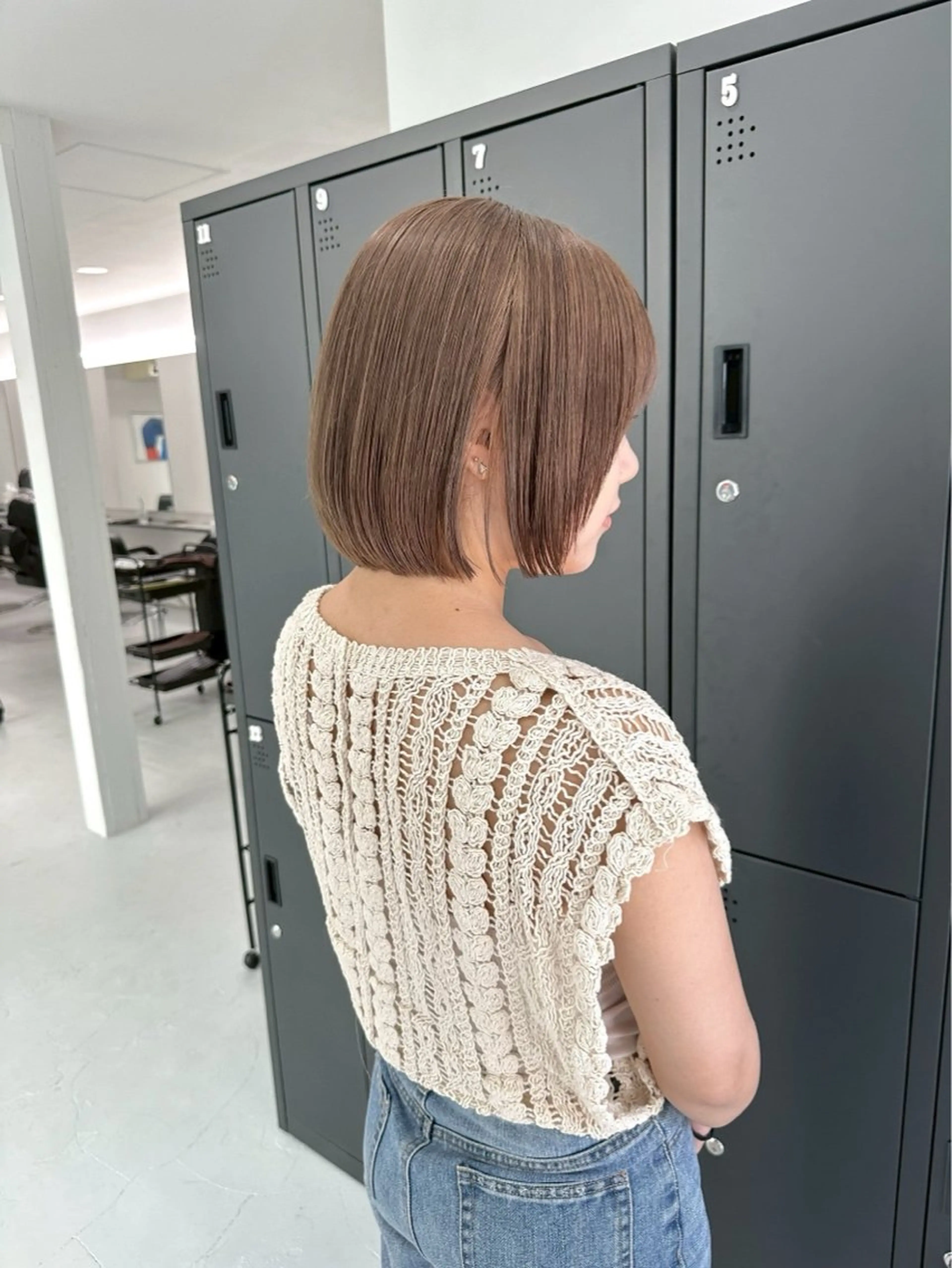 ミディアム カラー カラーモデル募集中 /新潟万代/かこ🩵のヘアスタイル