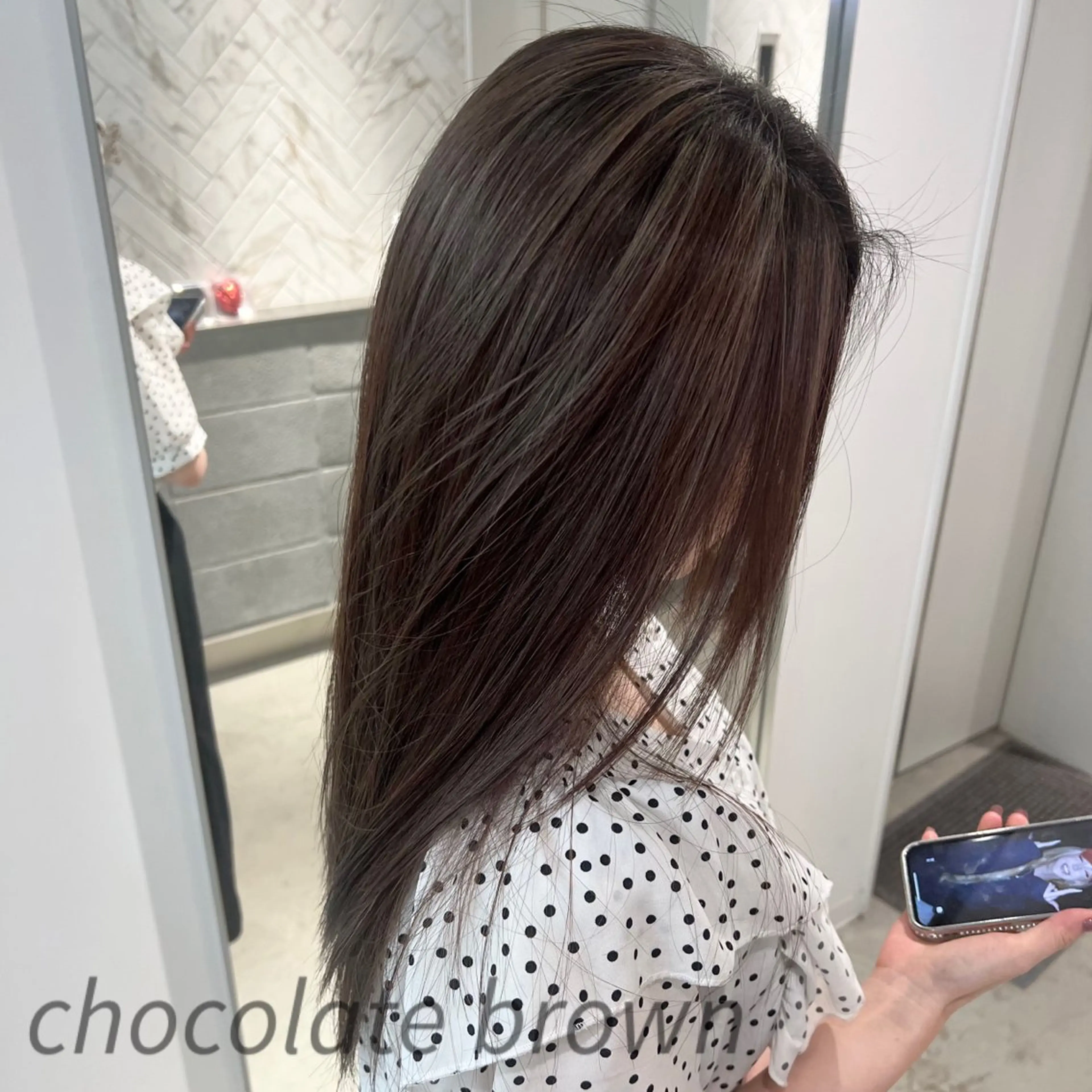 ロング カラー カット ヘアカラー トリートメント 艶ハイトーン‪‪🔆 ️️️安座間 希のヘアスタイル