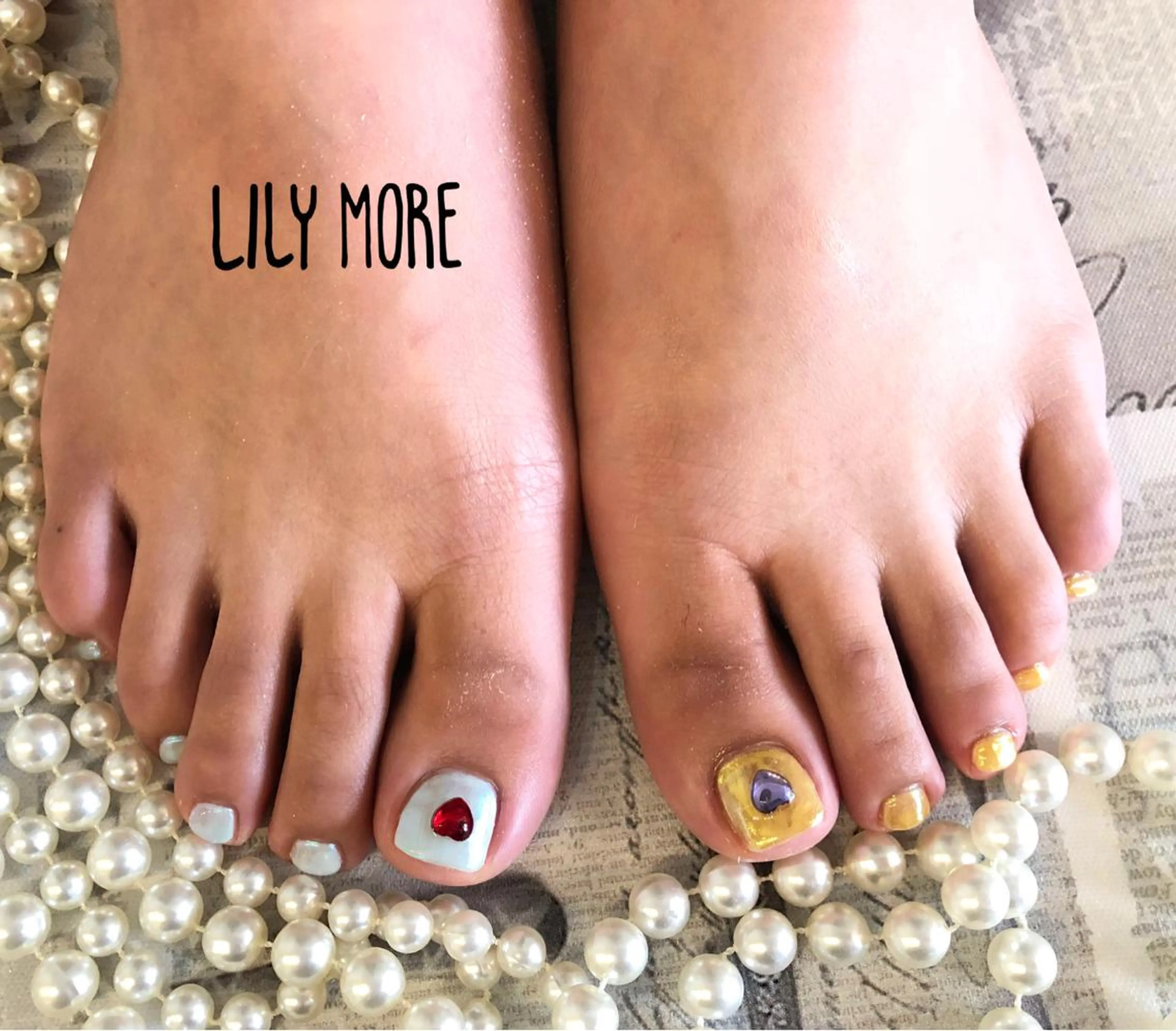 ネイル オーロラネイル Lily closetのネイルデザイン