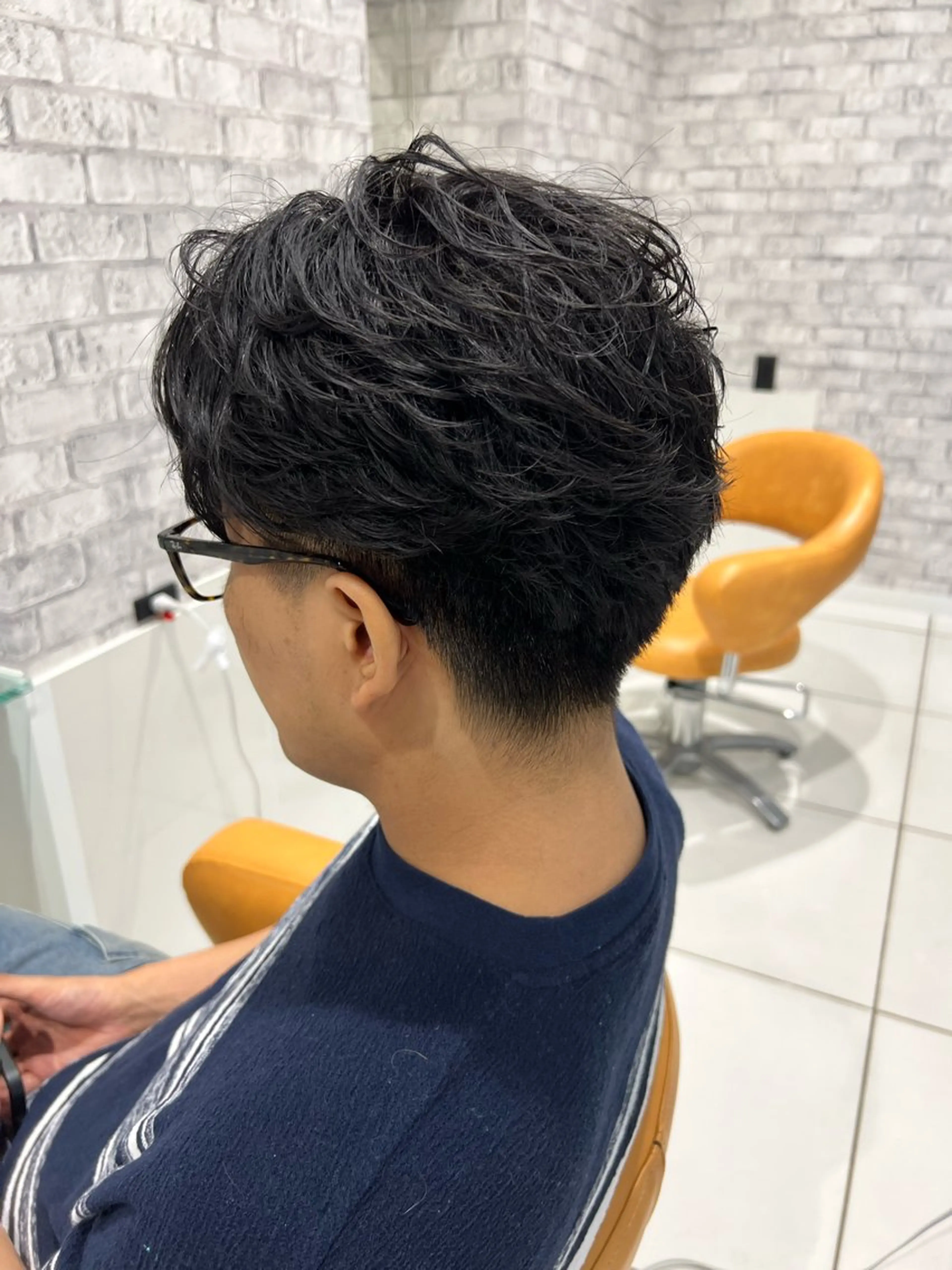 ショート カット パーマ Oops旧TABOO 早野太郎のヘアスタイル