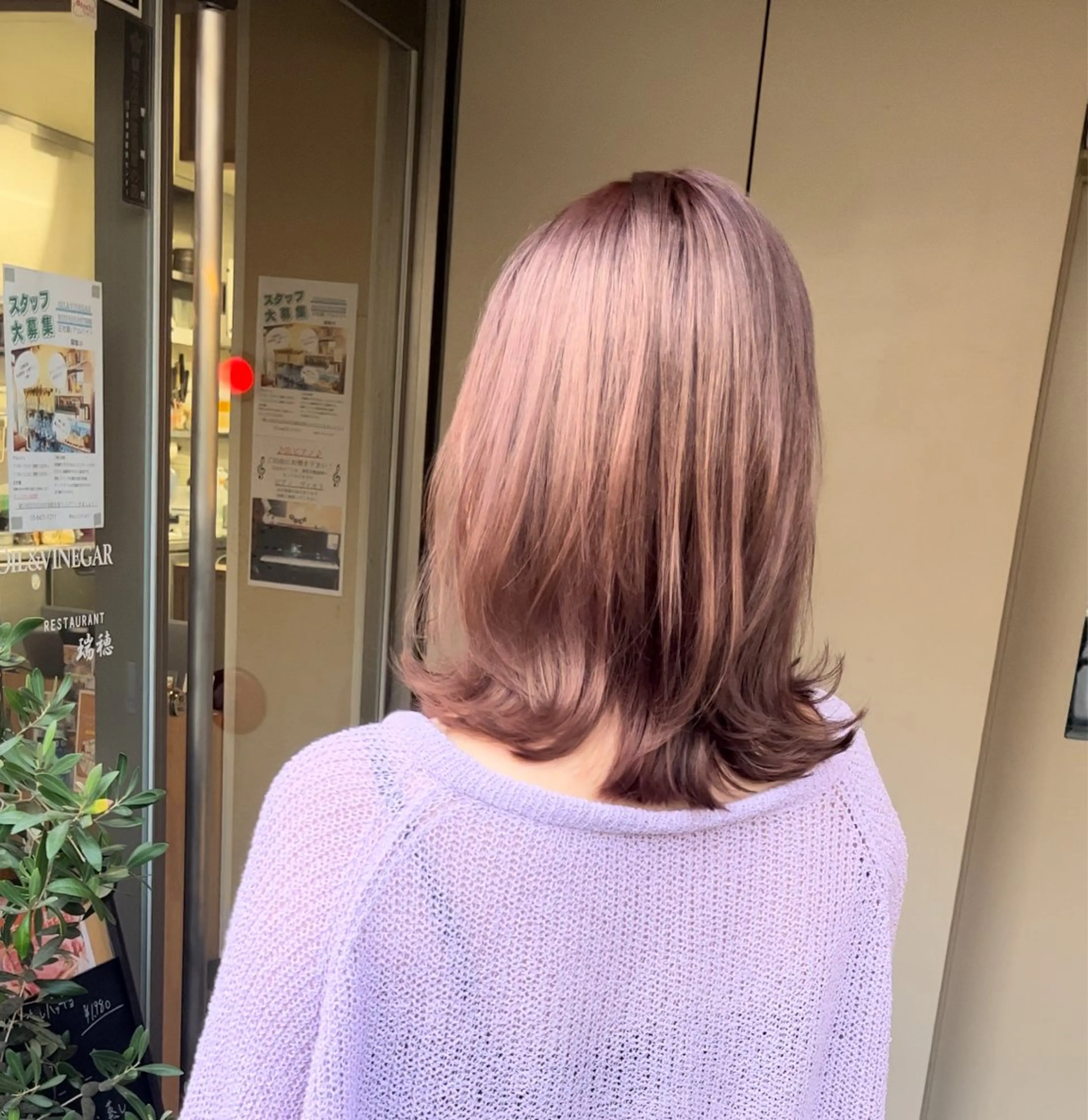 ミディアム カラー パーマ ヘアアレンジ ヘアカラー ヘッドスパ 佐藤優太朗 似合わせ/髪質改善のヘアスタイル