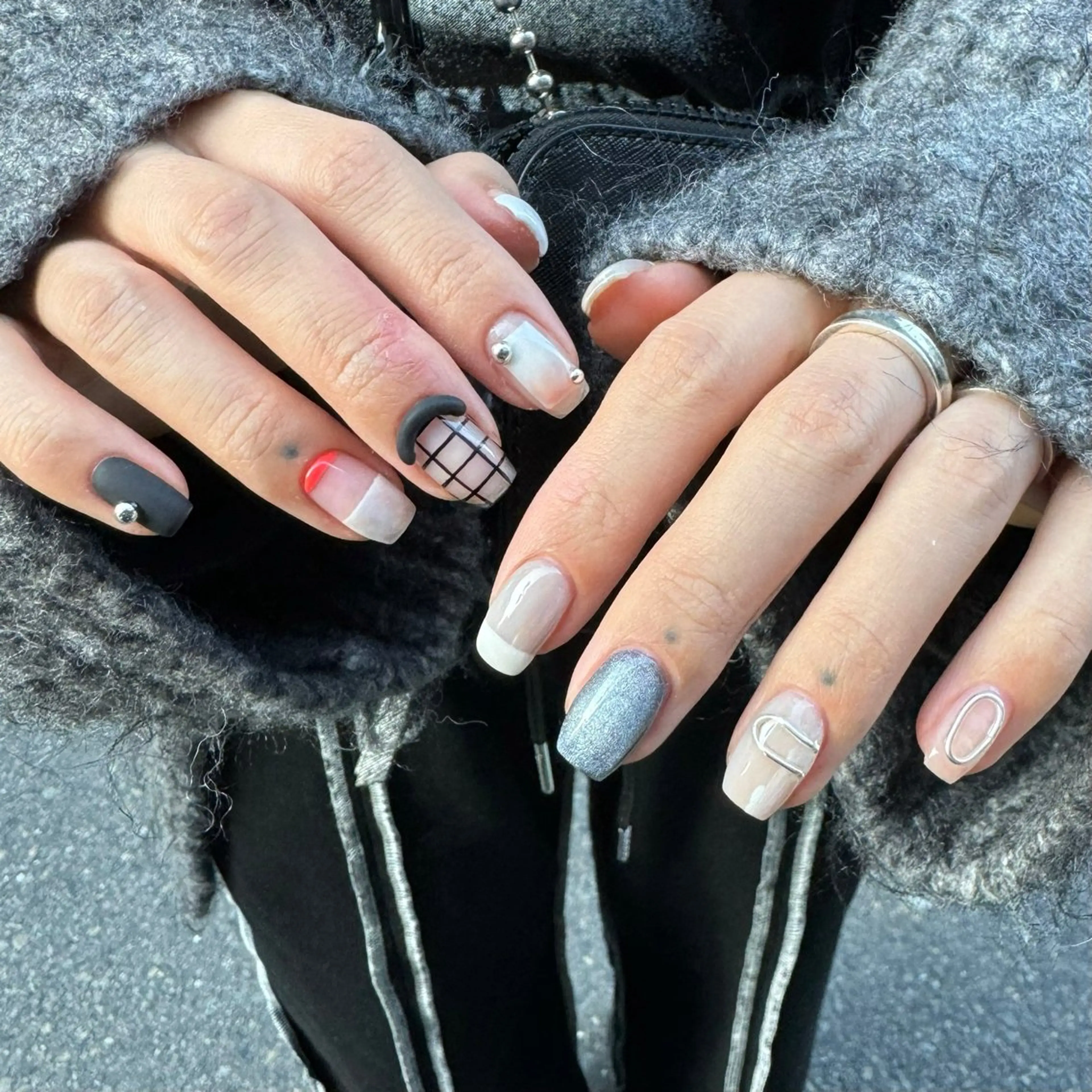 ネイル ニュアンスネイル 春ネイル ハンドネイル 𝐫𝐚𝐢 𝐧𝐚𝐢𝐥のネイルデザイン