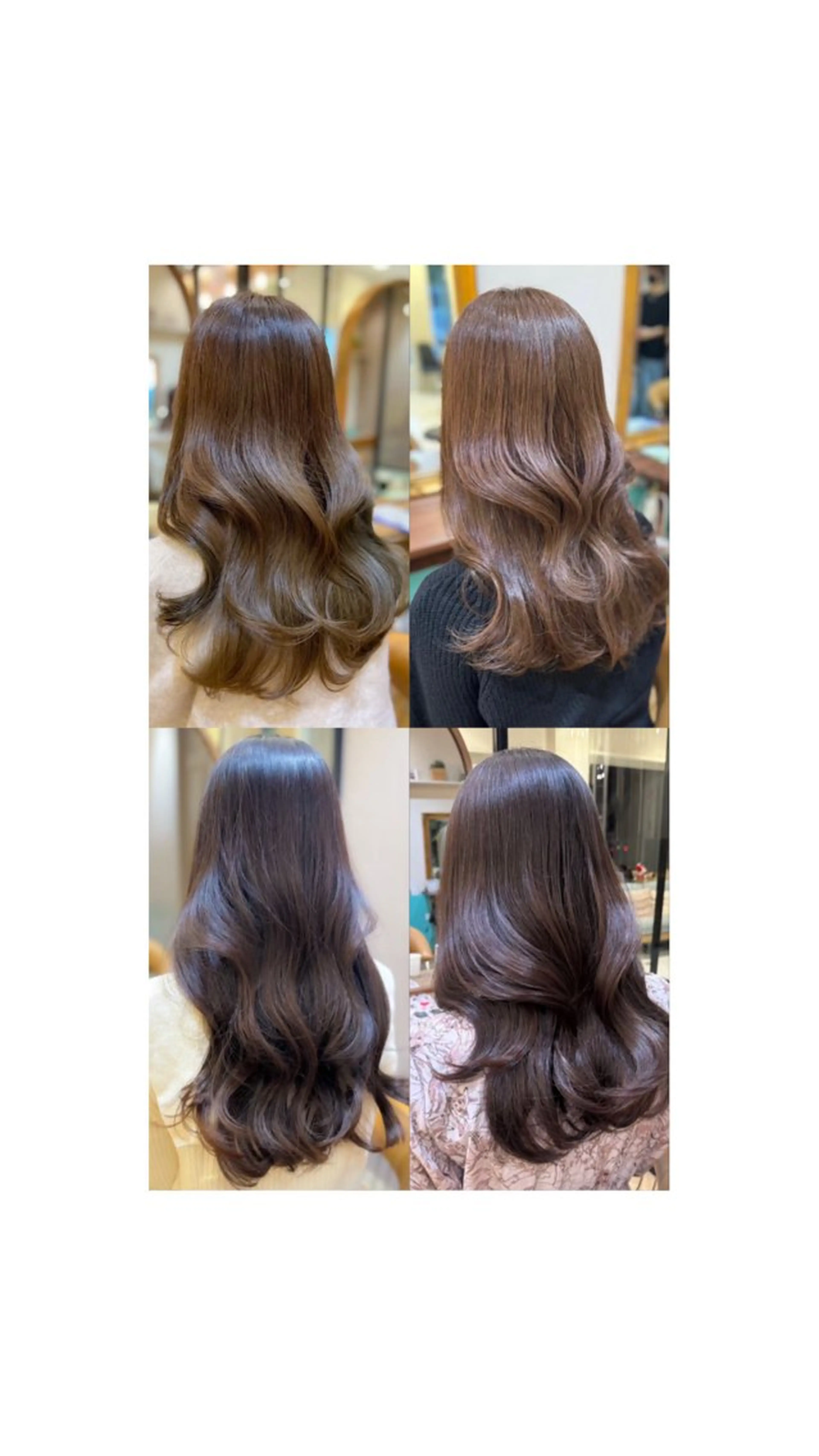 カラー 韓国ヘア/美髪矯正/ Haruna🦋のヘアスタイル