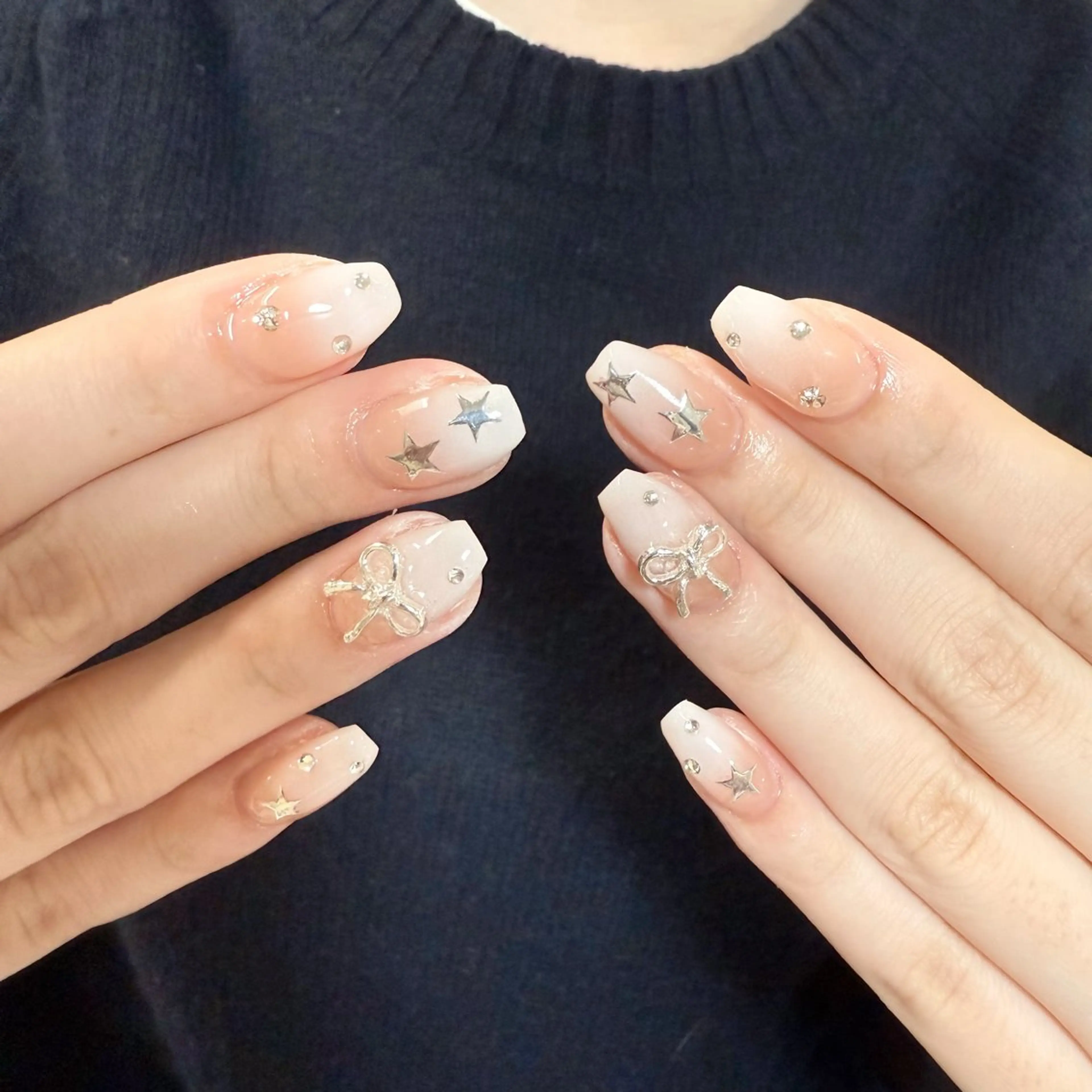 ネイル ハンドネイル 🍄Rina🍄 韓国風ネイルのネイルデザイン