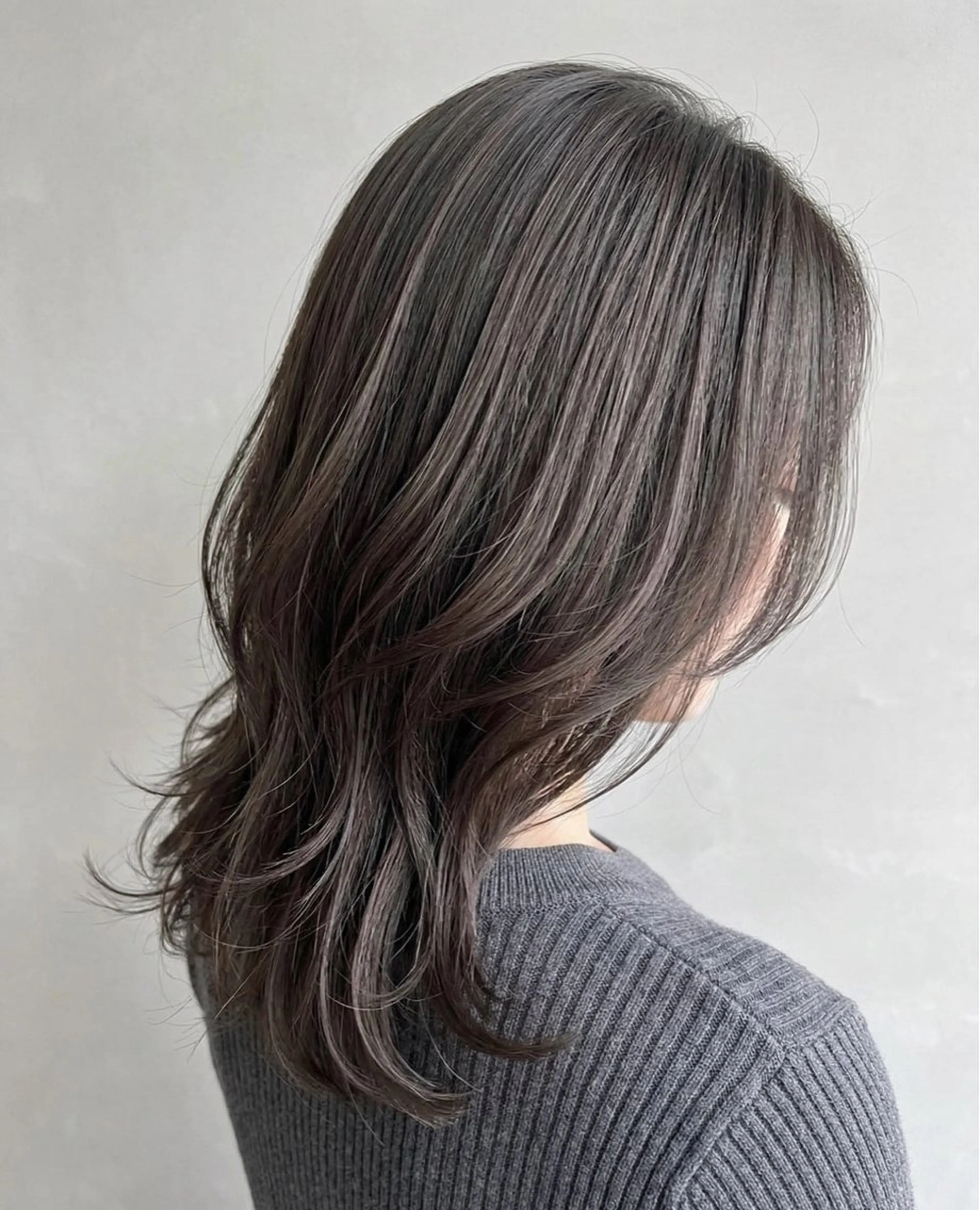 ミディアム カラー ハイライトカラー ハイライト 年齢悩みを全て解消/ 白髪と癖毛　松本雄光のヘアスタイル