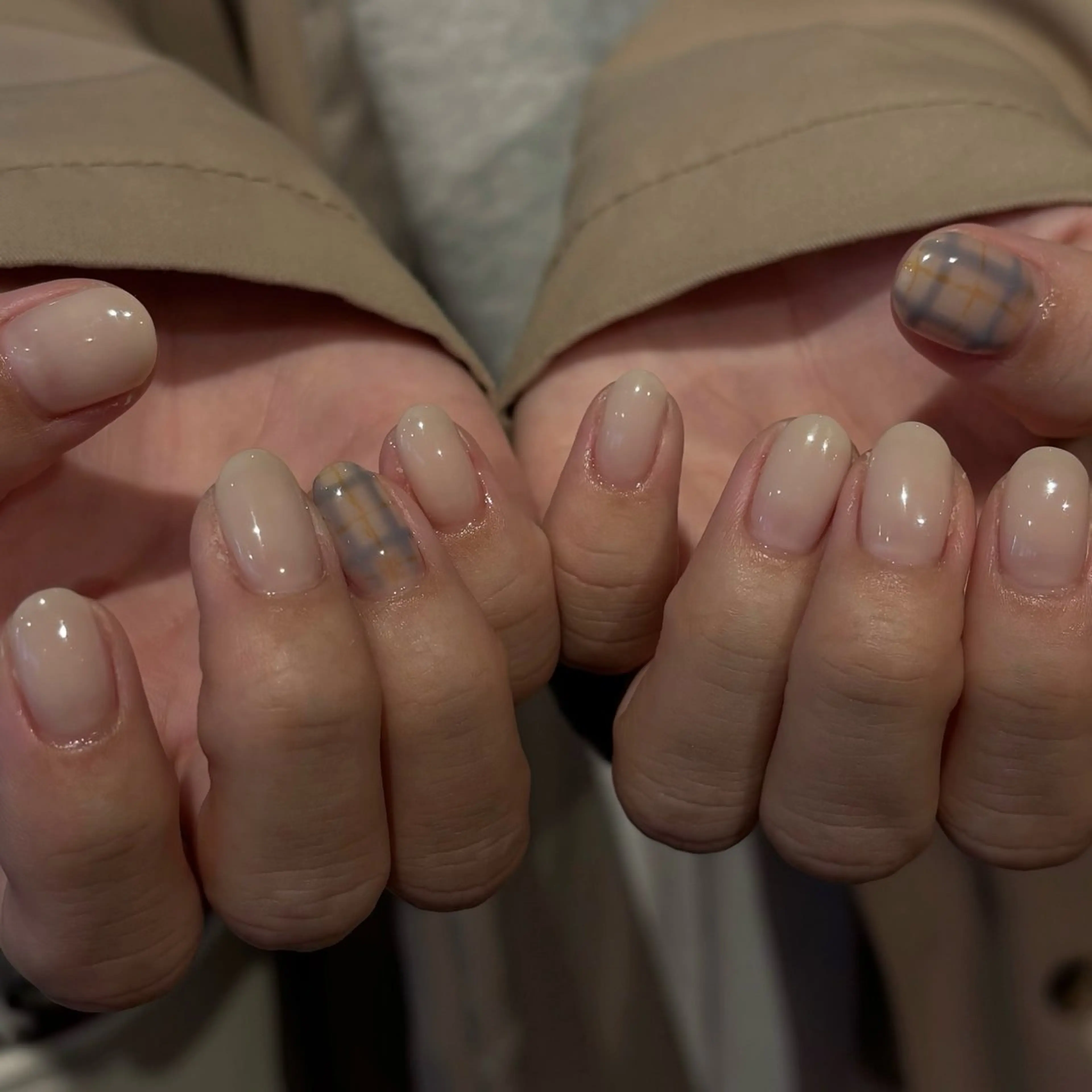 ネイル オフィスネイル シンプルネイル ハンドネイル Bianca名駅店 安田のネイルデザイン