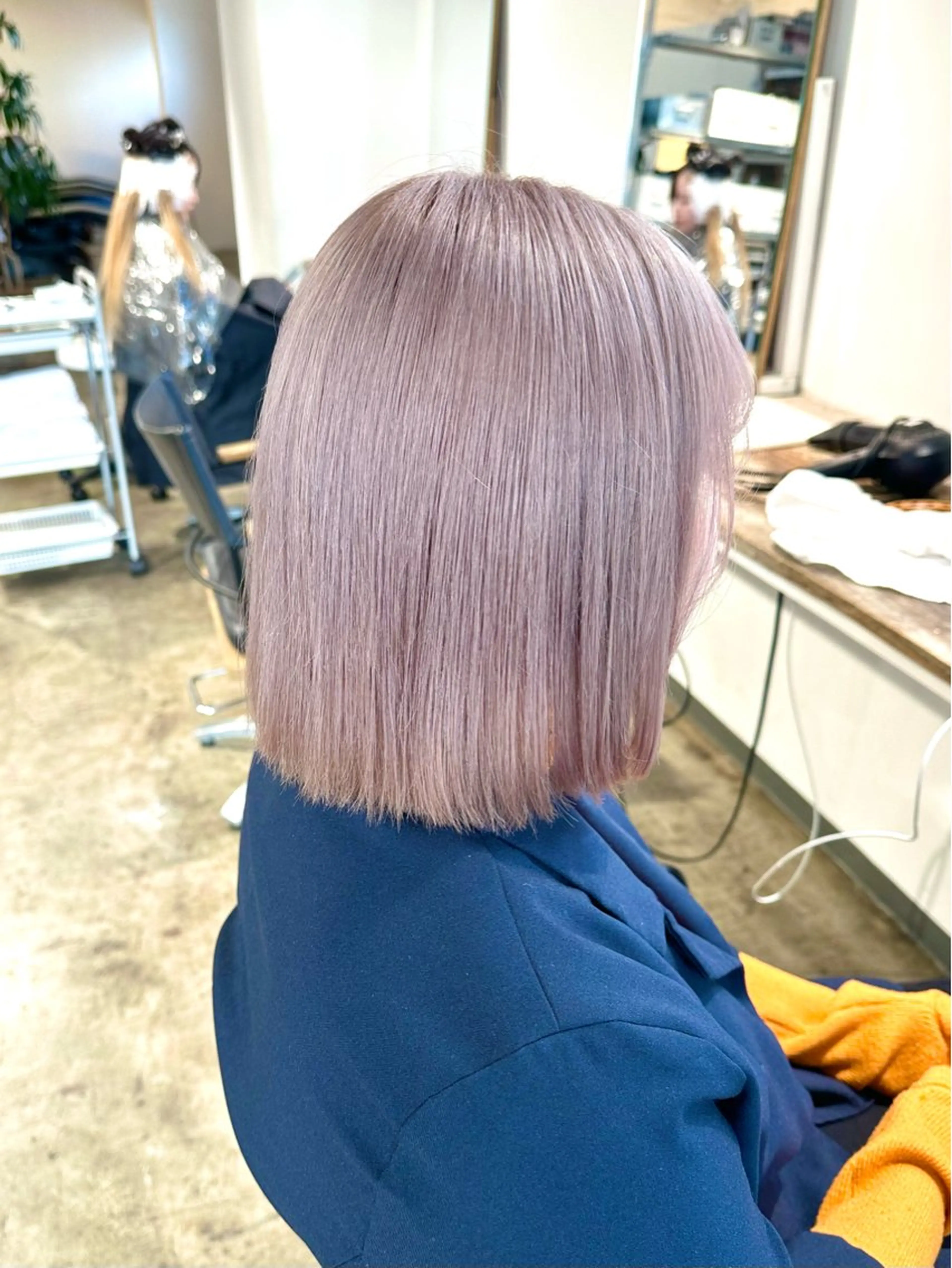 ミディアム カラー etore 矢場町 南沙希のヘアスタイル