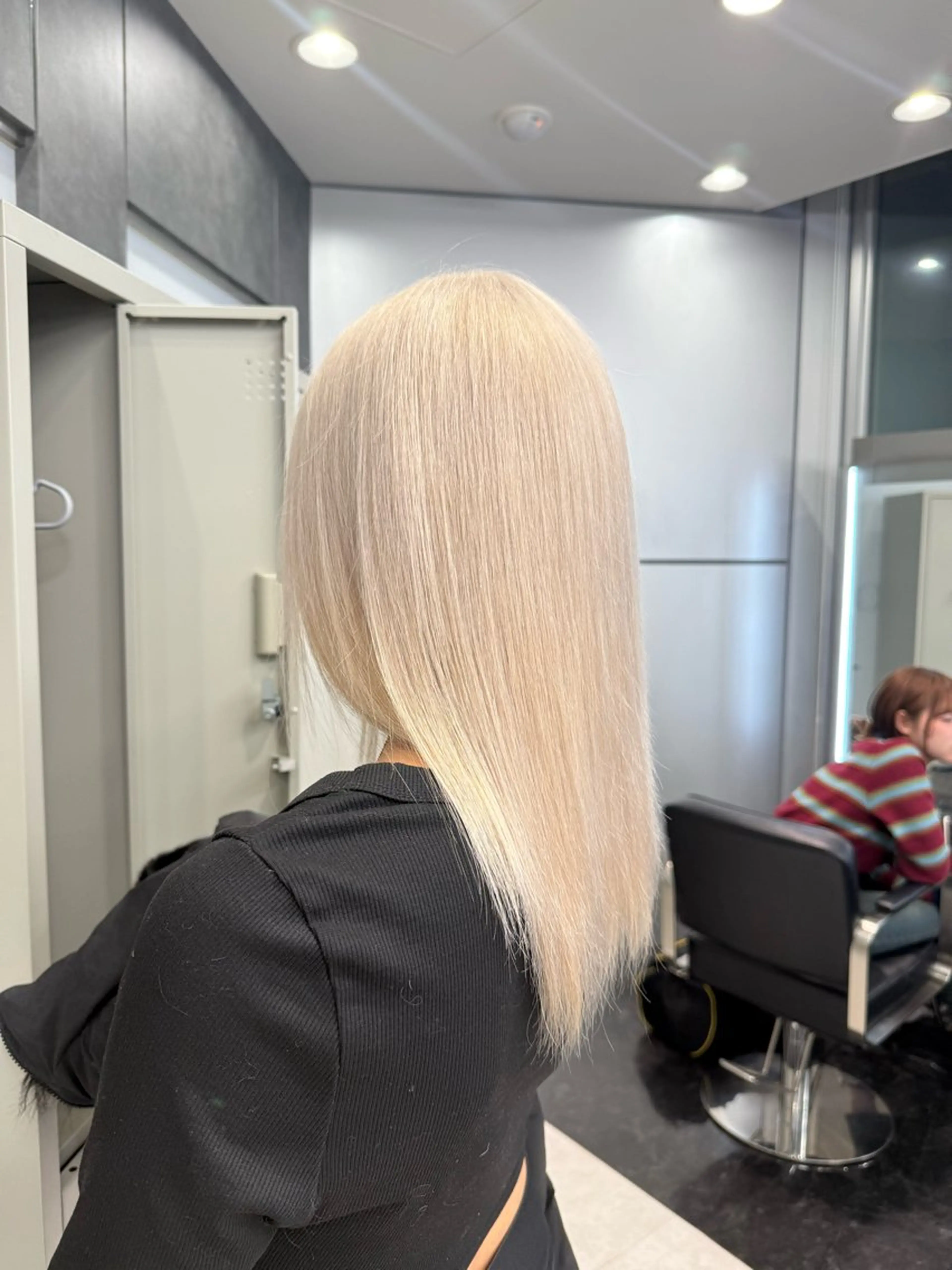 ミディアム カラー ヘアカラー トリートメント ヘアセット 韓国ヘア🖤/透明感 shihoのヘアスタイル