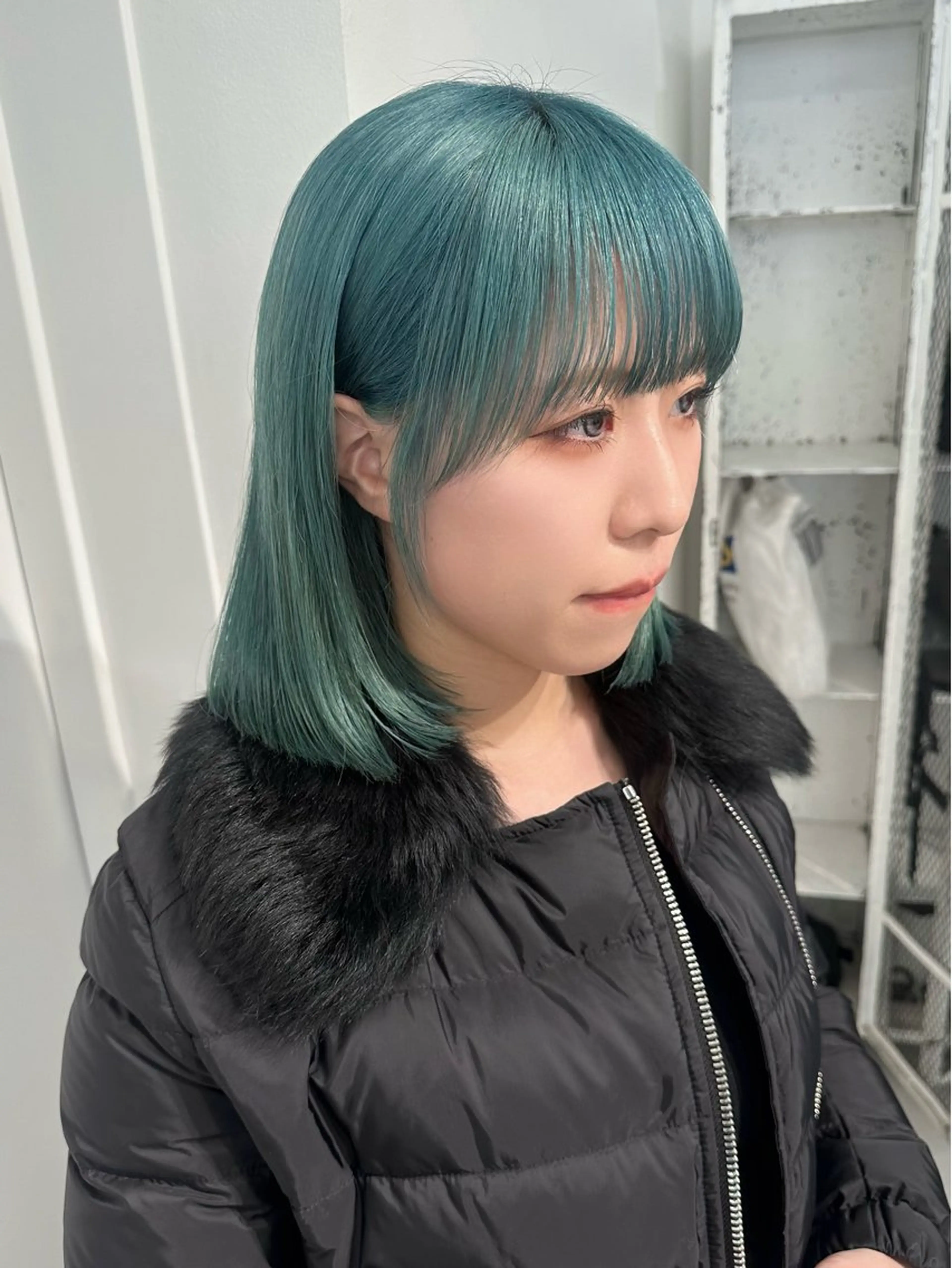 ミディアム カラー ヘアカラー トリートメント レイヤーカット/艶髪 ✨💭KIRARIのヘアスタイル