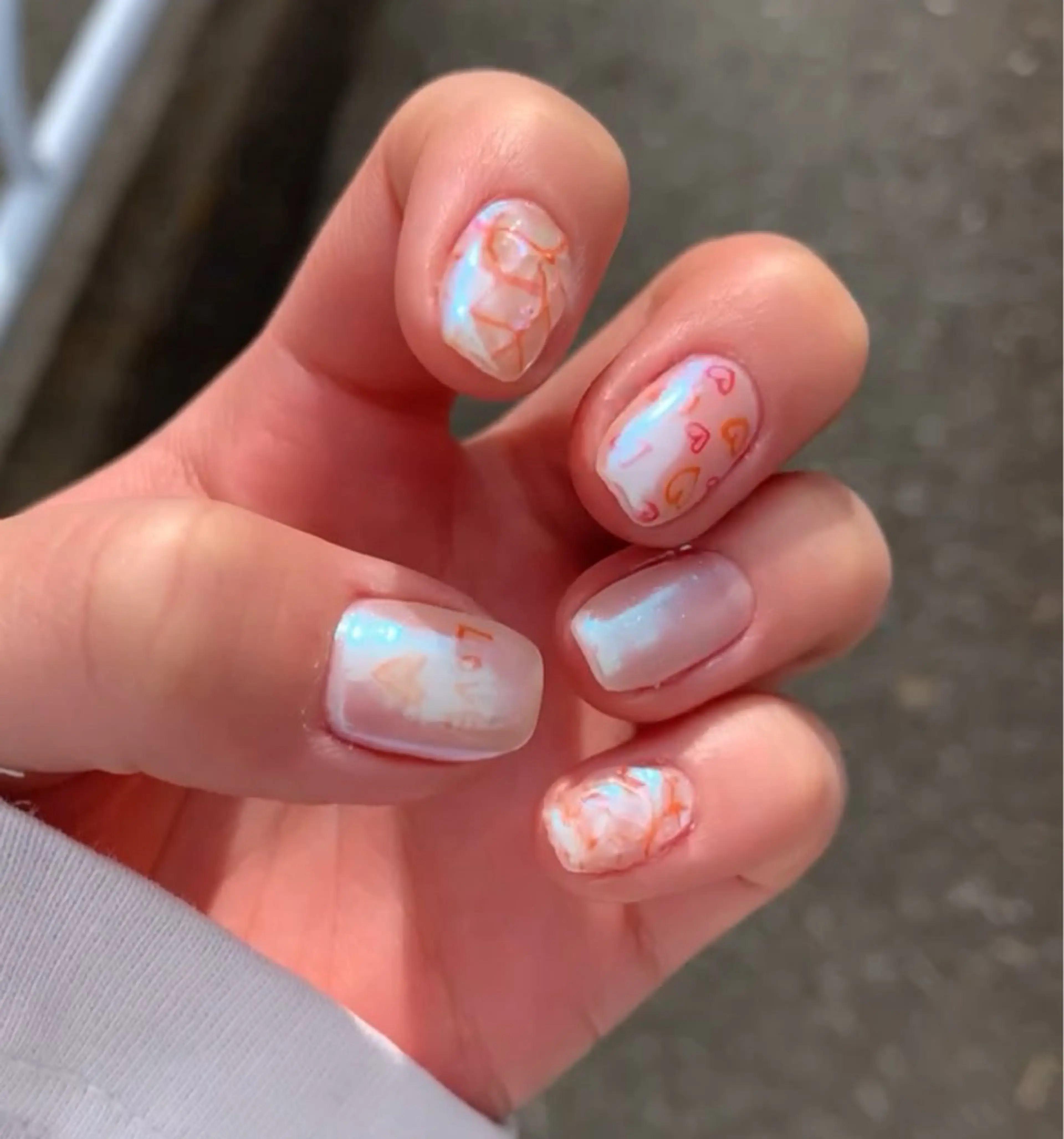 ネイル オーロラネイル Salon  de EMMA+高橋のマツエク・マツパデザイン